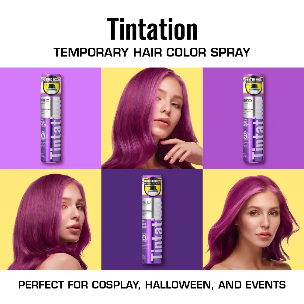 RED by KISS Tintation Color Spray - Vivid Violet - Image 4