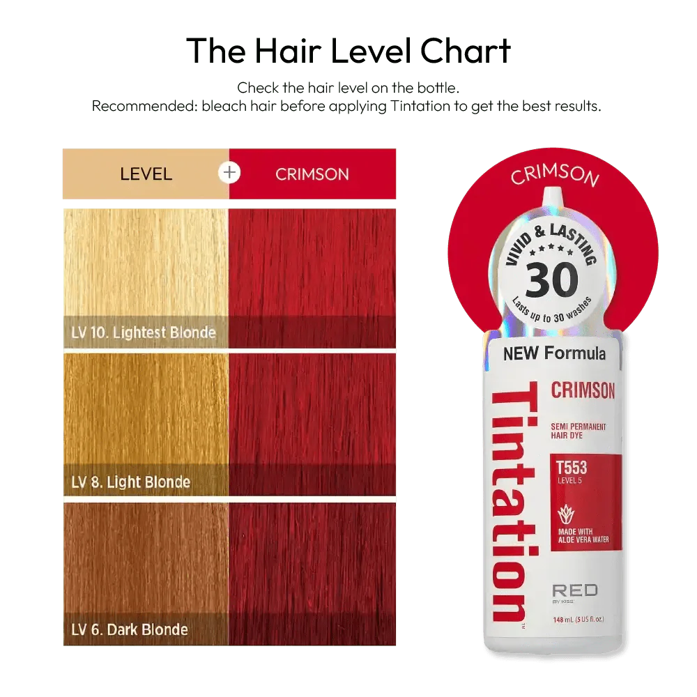 RED by KISS Tintation Semi-Permanent Hair Color - Image 110