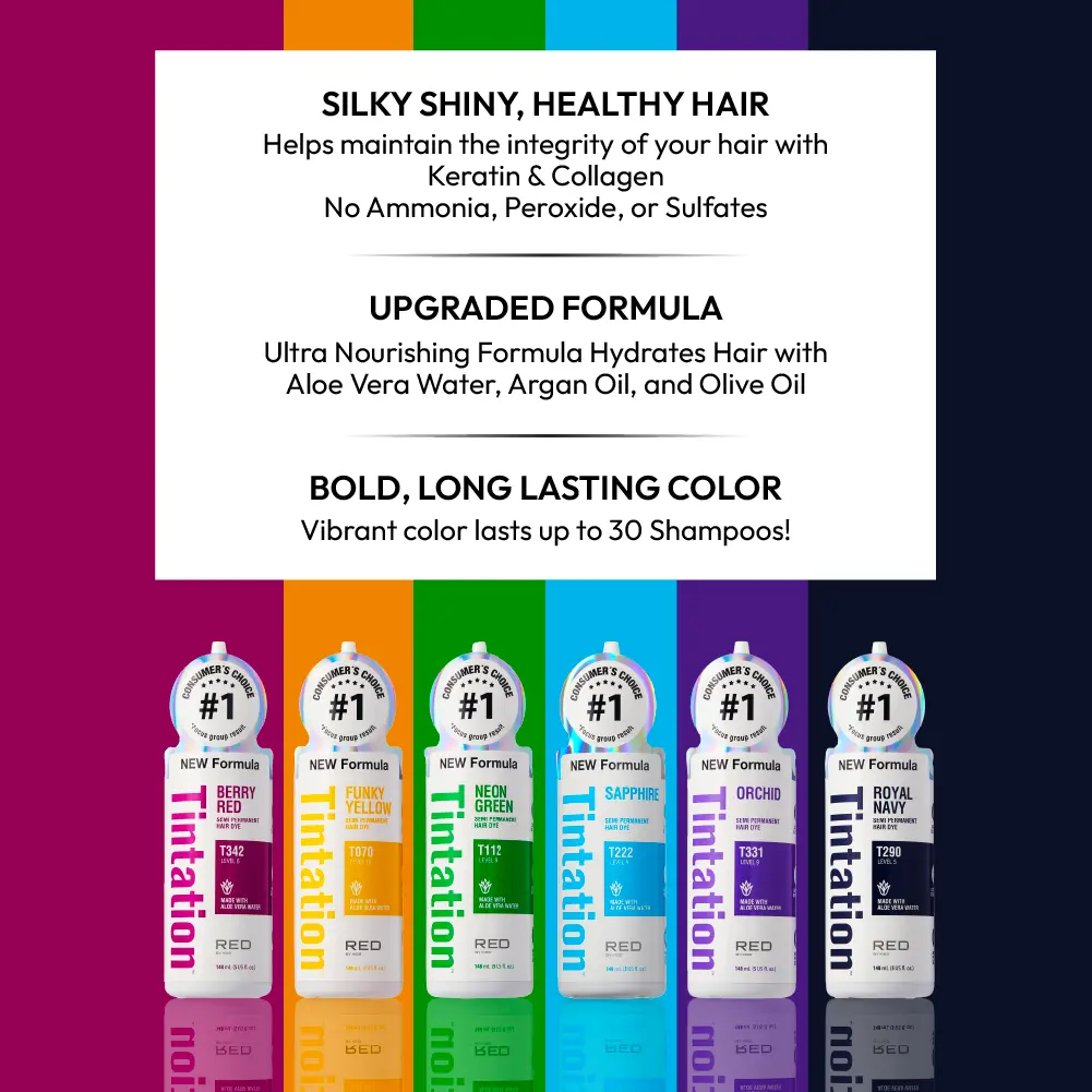 RED by KISS Tintation Semi-Permanent Hair Color - Image 187