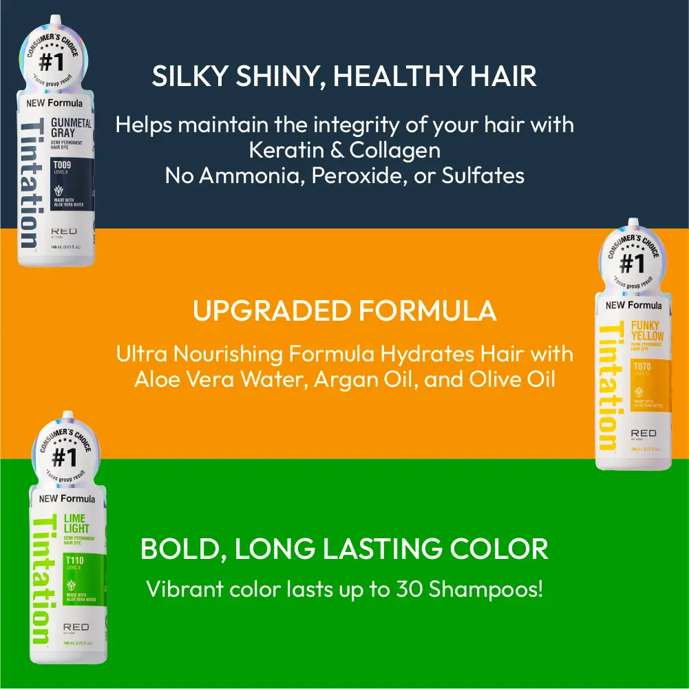 RED by KISS Tintation Semi-Permanent Hair Color - Image 189