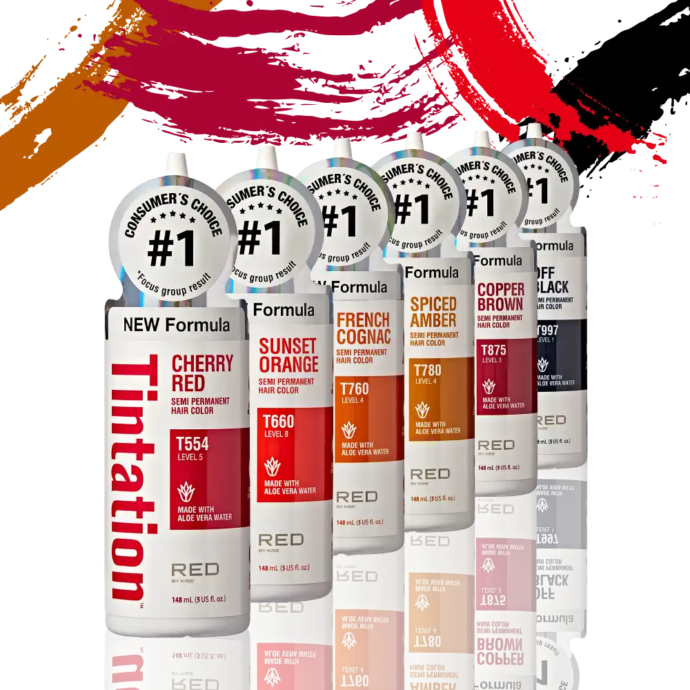 RED by KISS Tintation Semi-Permanent Hair Color – New & Improved Formula - Image 54