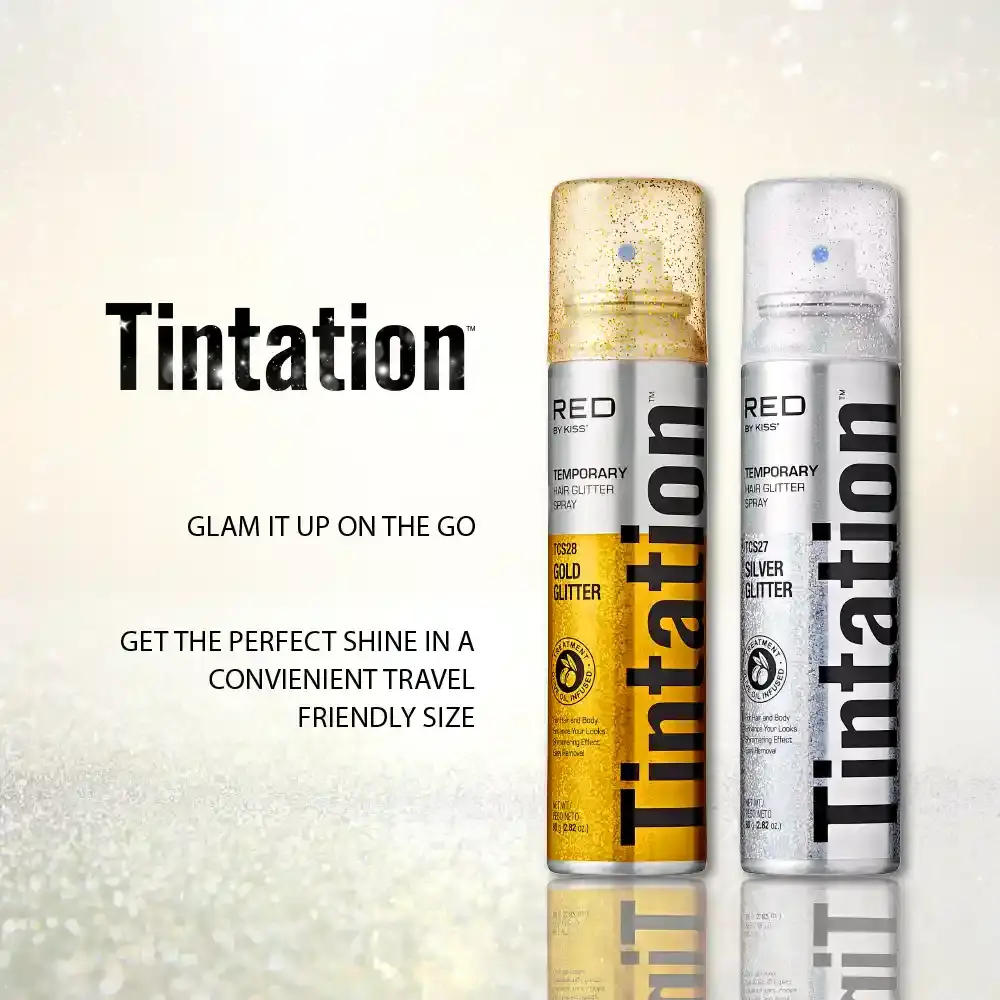 RED by KISS Tintation Sparkle Glitter Hair Spray – Shimmering Finish for Parties & Holidays - Image 12