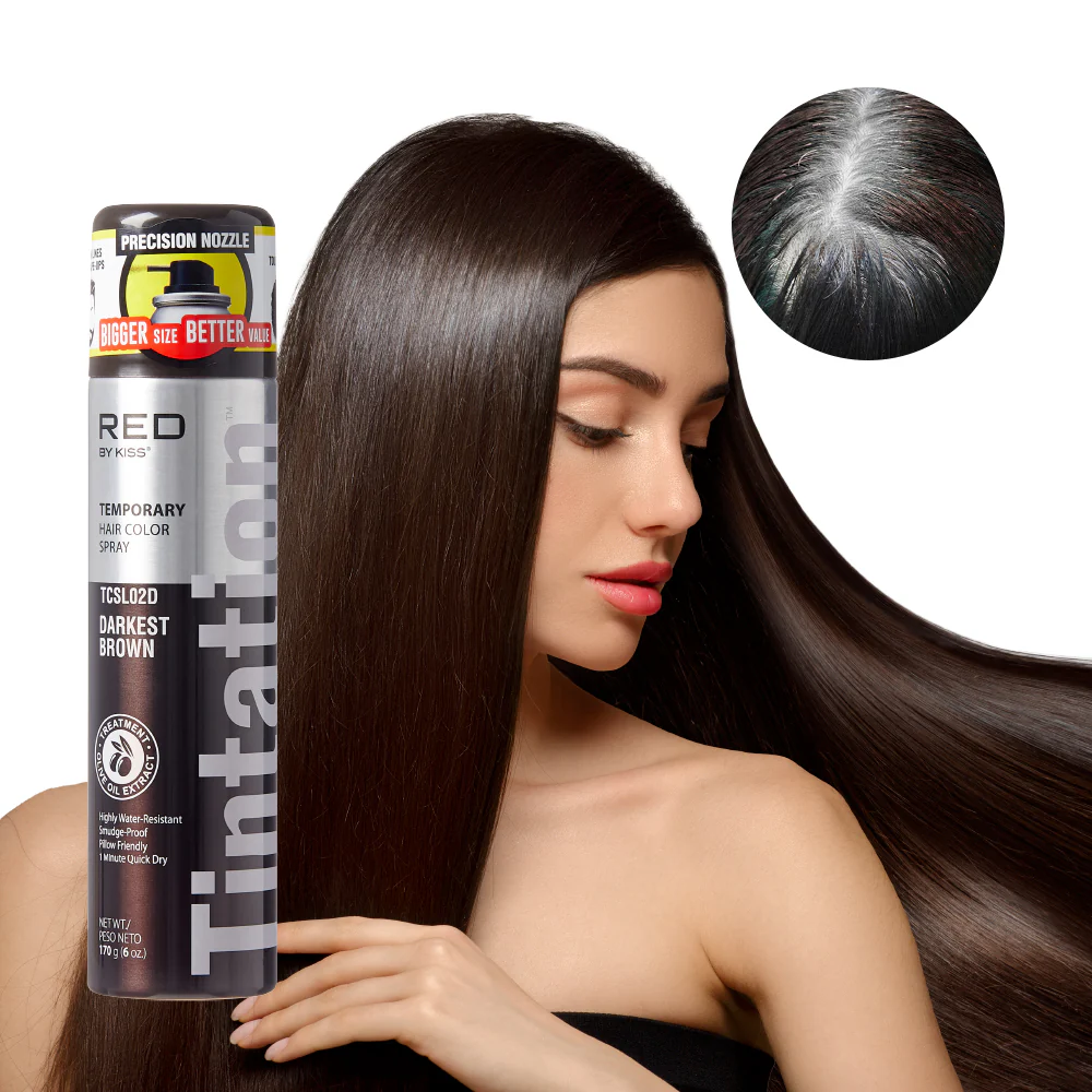 RED by KISS Tintation Temporary Hair Color Root Touch Up Color Spray Large (6oz) - Image 10