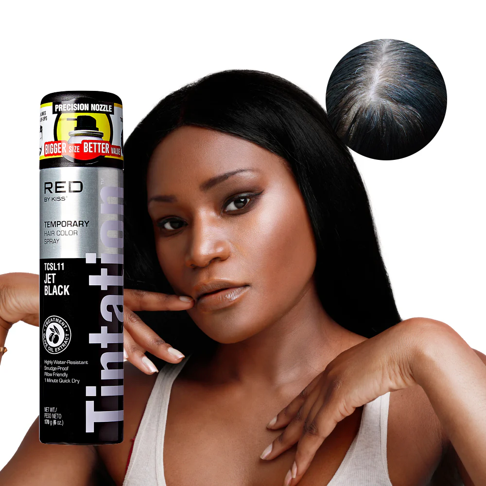 RED by KISS Tintation Temporary Hair Color Root Touch Up Color Spray Large (6oz) - Image 19