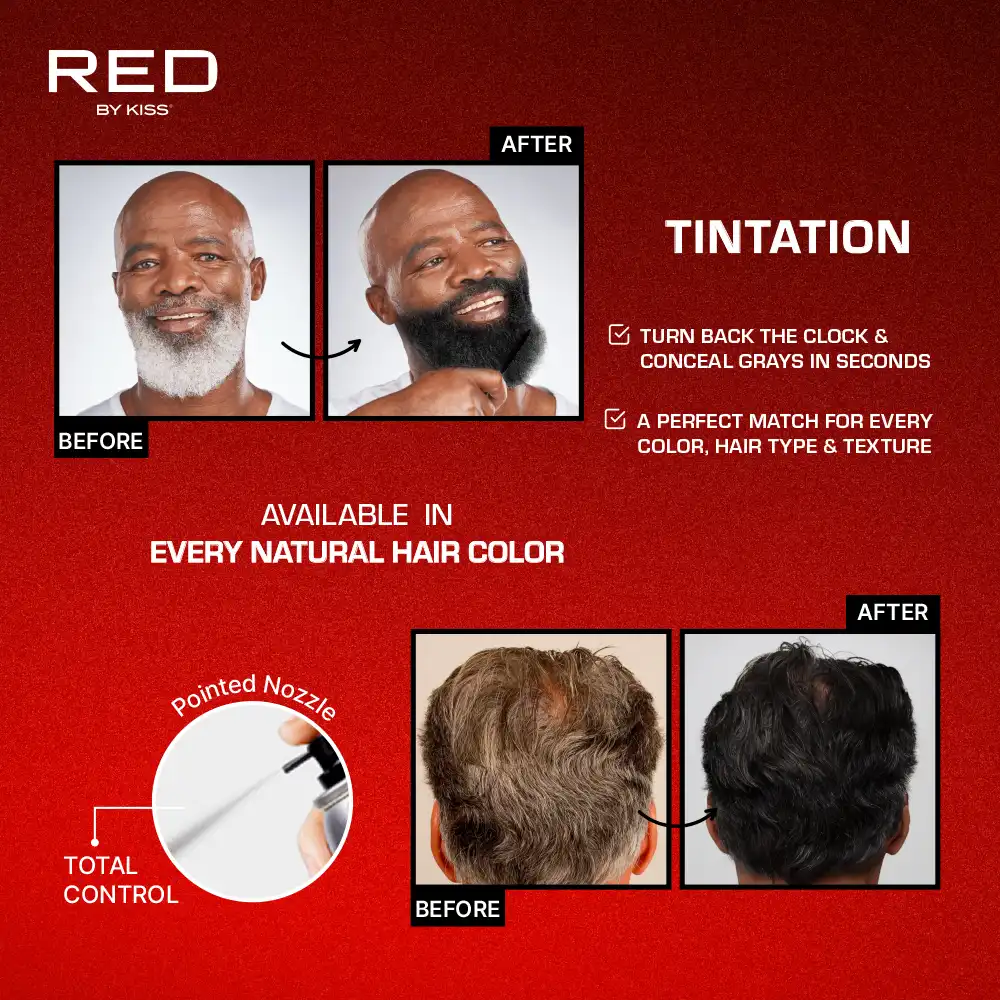 RED by KISS Tintation Temporary Hair Color Root Touch Up Color Spray X- Large (11.5oz) - Image 12