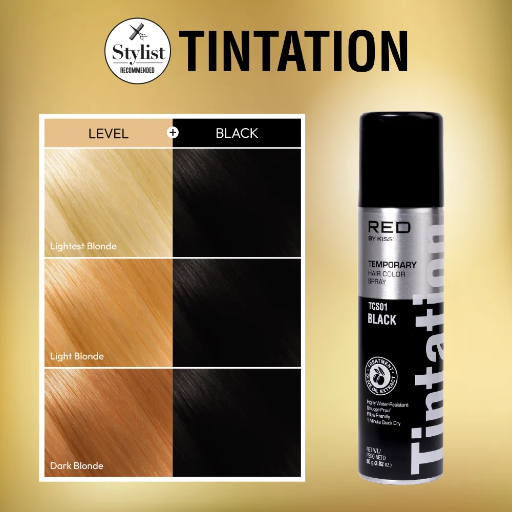 RED by KISS Tintation Temporary Hair Color Full Size Spray with a Travel Size (15% off) - Image 10