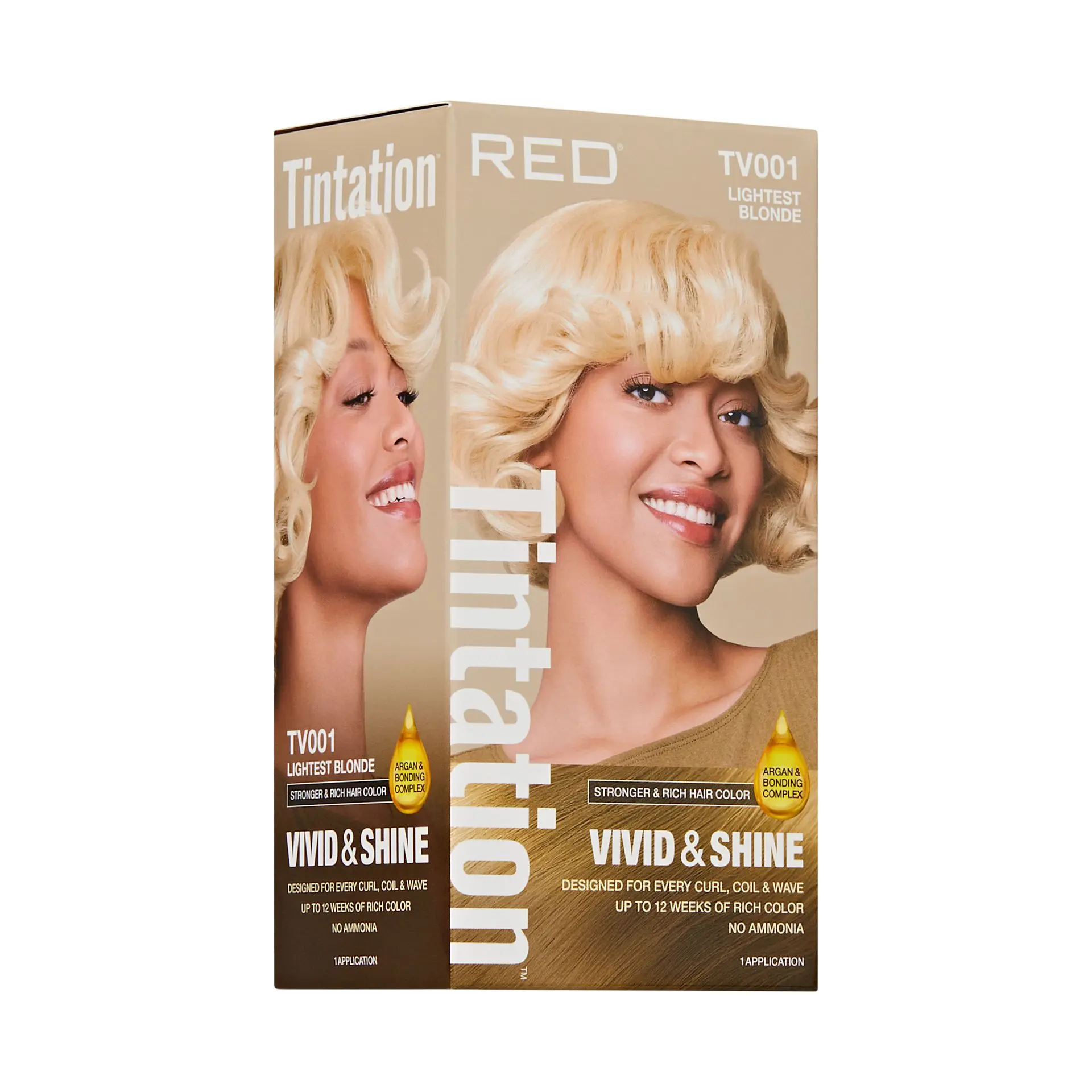 RED by KISS Tintation Vivid & Shine Permanent Hair Dye – Ammonia-Free, Curl-Safe, Long-Lasting Color - Image 10