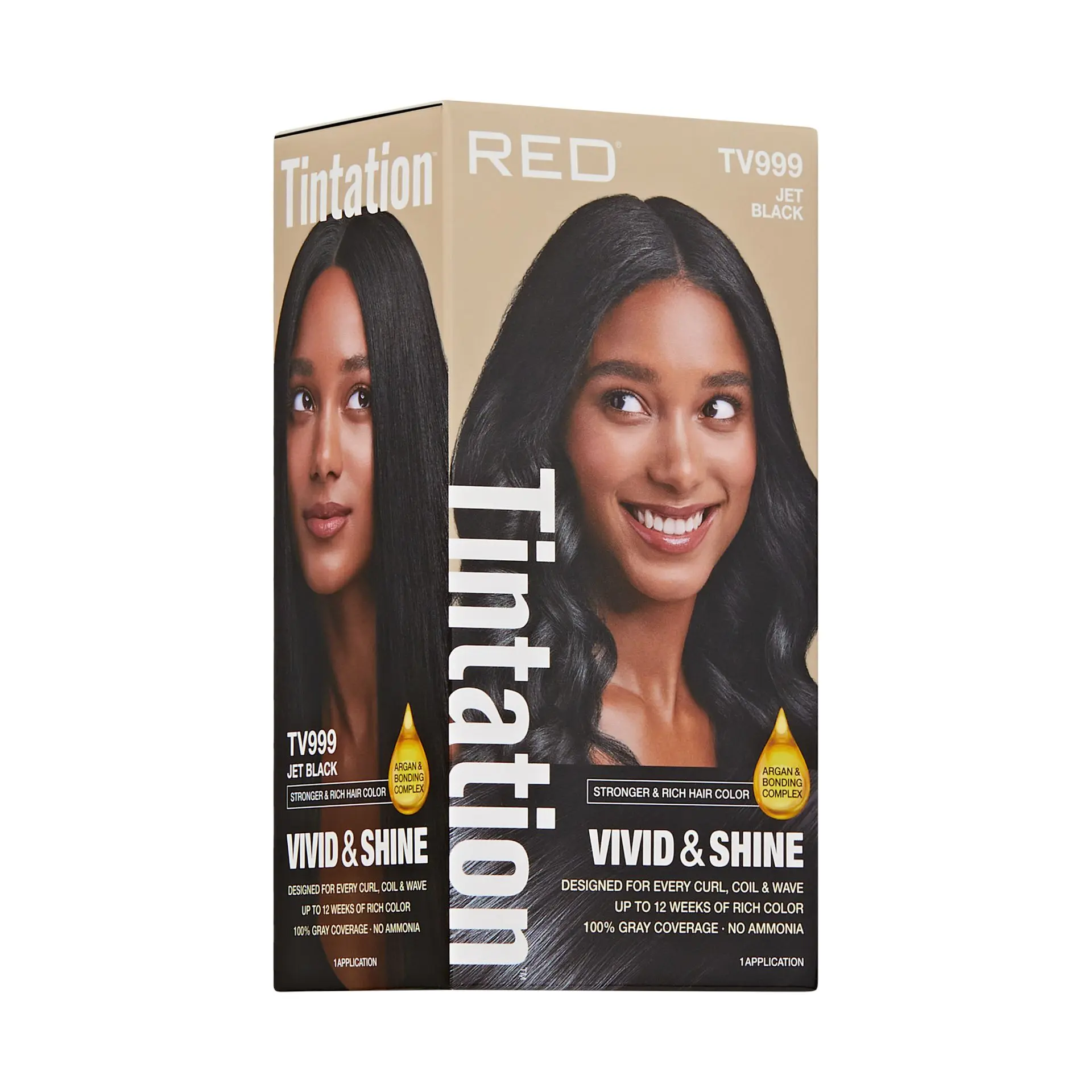 RED by KISS Tintation Vivid & Shine Permanent Hair Dye – Ammonia-Free, Curl-Safe, Long-Lasting Color - Image 118