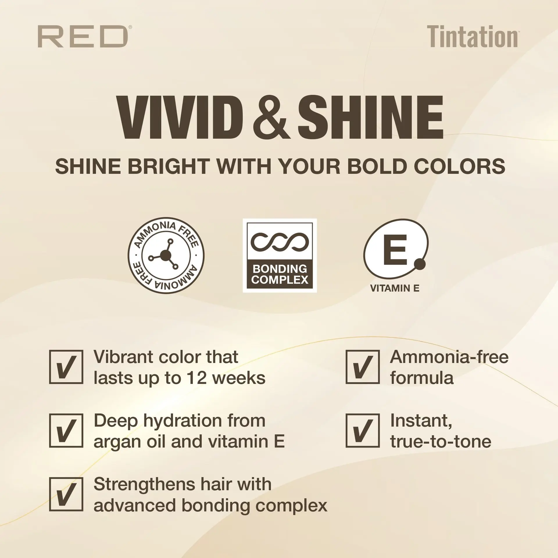 RED by KISS Tintation Vivid & Shine Permanent Hair Dye – Ammonia-Free, Curl-Safe, Long-Lasting Color - Image 17