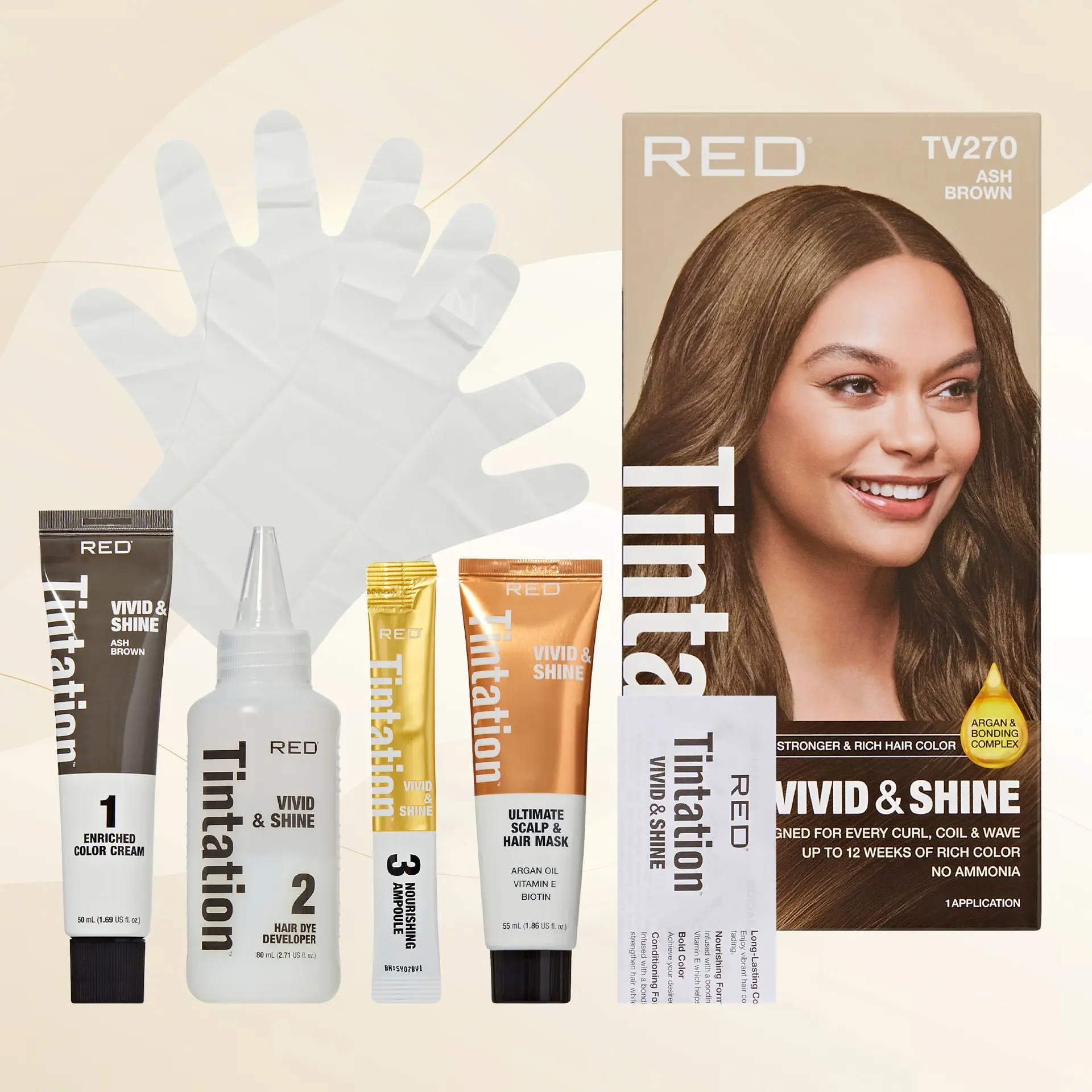 RED by KISS Tintation Vivid & Shine Permanent Hair Dye – Ammonia-Free, Curl-Safe, Long-Lasting Color - Image 28