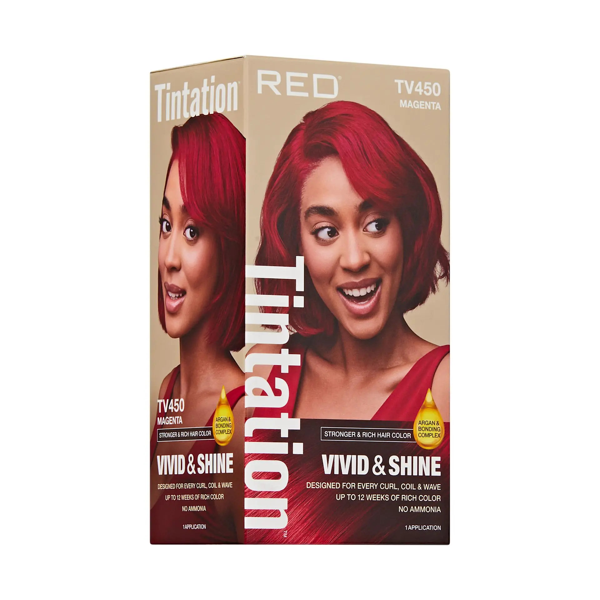 RED by KISS Tintation Vivid & Shine Permanent Hair Dye – Ammonia-Free, Curl-Safe, Long-Lasting Color - Image 46