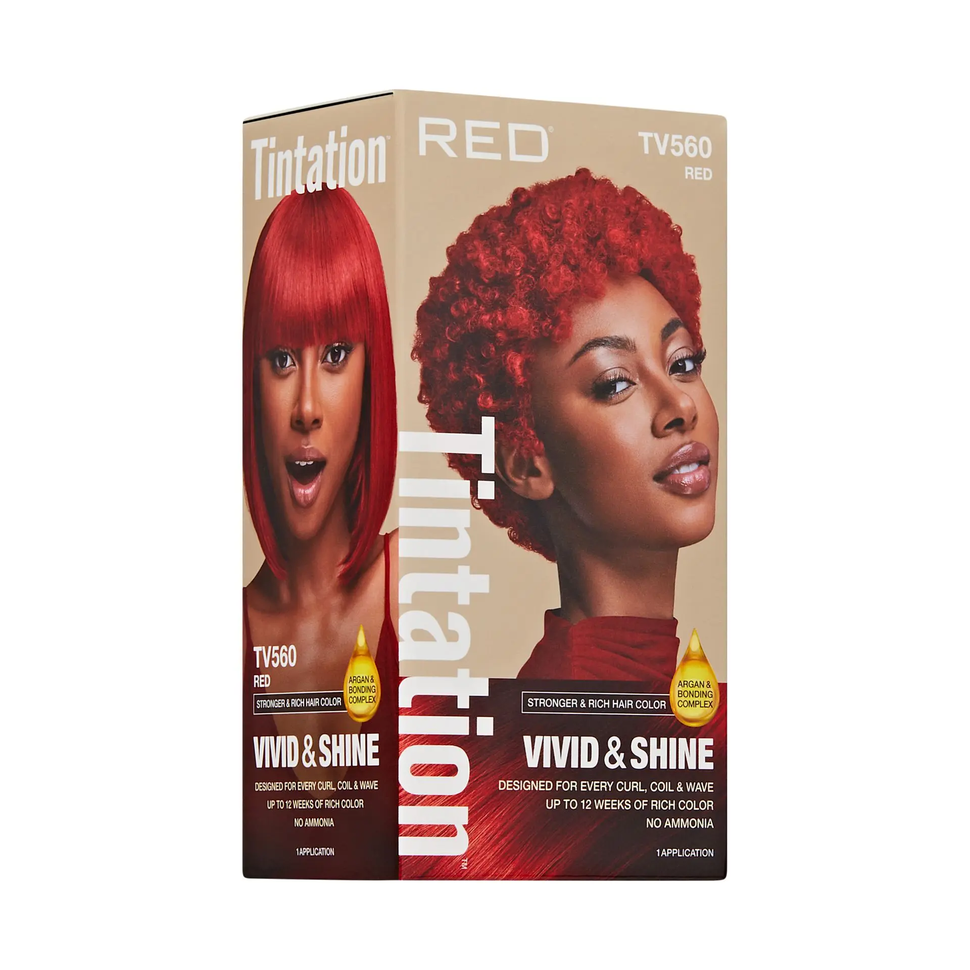 RED by KISS Tintation Vivid & Shine Permanent Hair Dye – Ammonia-Free, Curl-Safe, Long-Lasting Color - Image 58