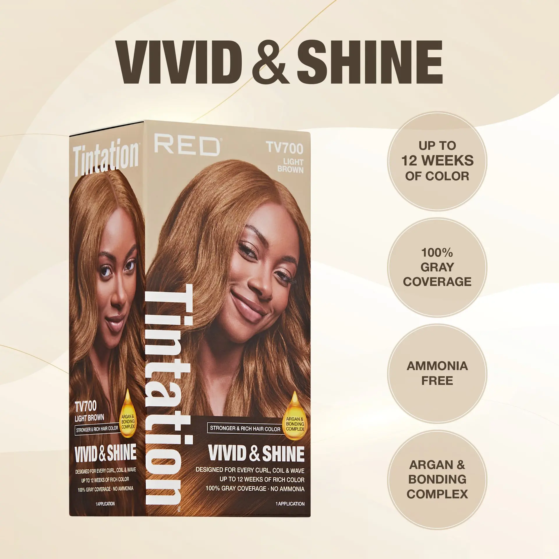 RED by KISS Tintation Vivid & Shine Permanent Hair Dye – Ammonia-Free, Curl-Safe, Long-Lasting Color - Image 63