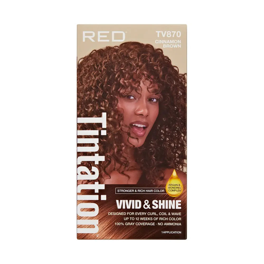 RED by KISS Tintation Vivid & Shine Permanent Hair Dye – Ammonia-Free, Curl-Safe, Long-Lasting Color - Image 73