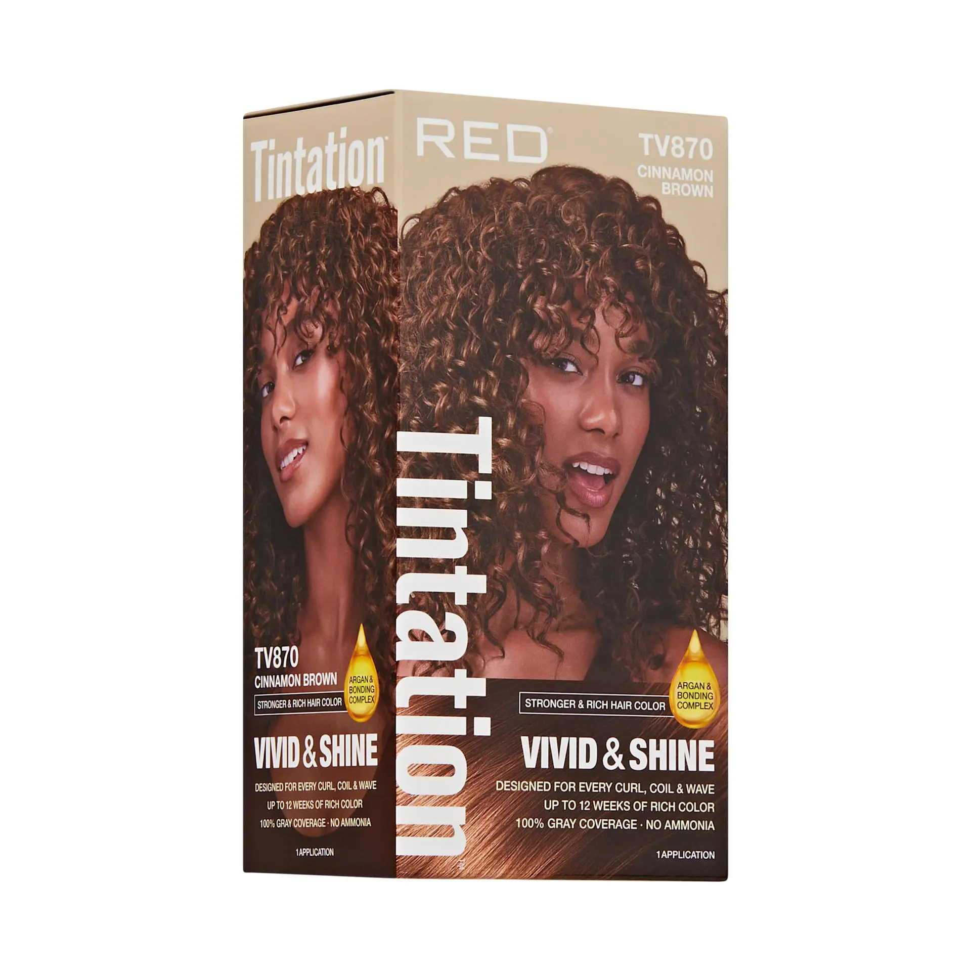 RED by KISS Tintation Vivid & Shine Permanent Hair Dye – Ammonia-Free, Curl-Safe, Long-Lasting Color - Image 82