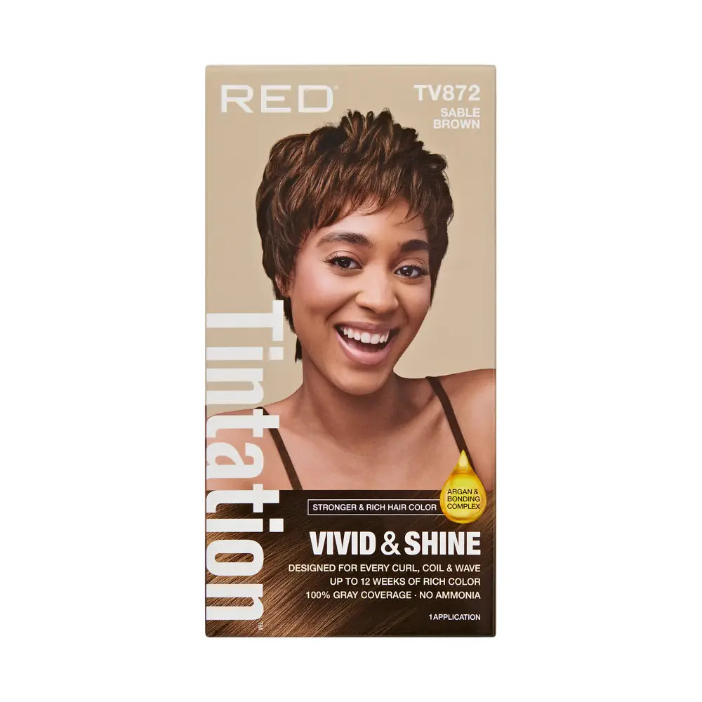 RED by KISS Tintation Vivid & Shine Permanent Hair Dye – Ammonia-Free, Curl-Safe, Long-Lasting Color - Image 85