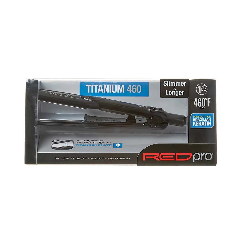 Red PRO Titanium 460 Flat Iron - Image 16