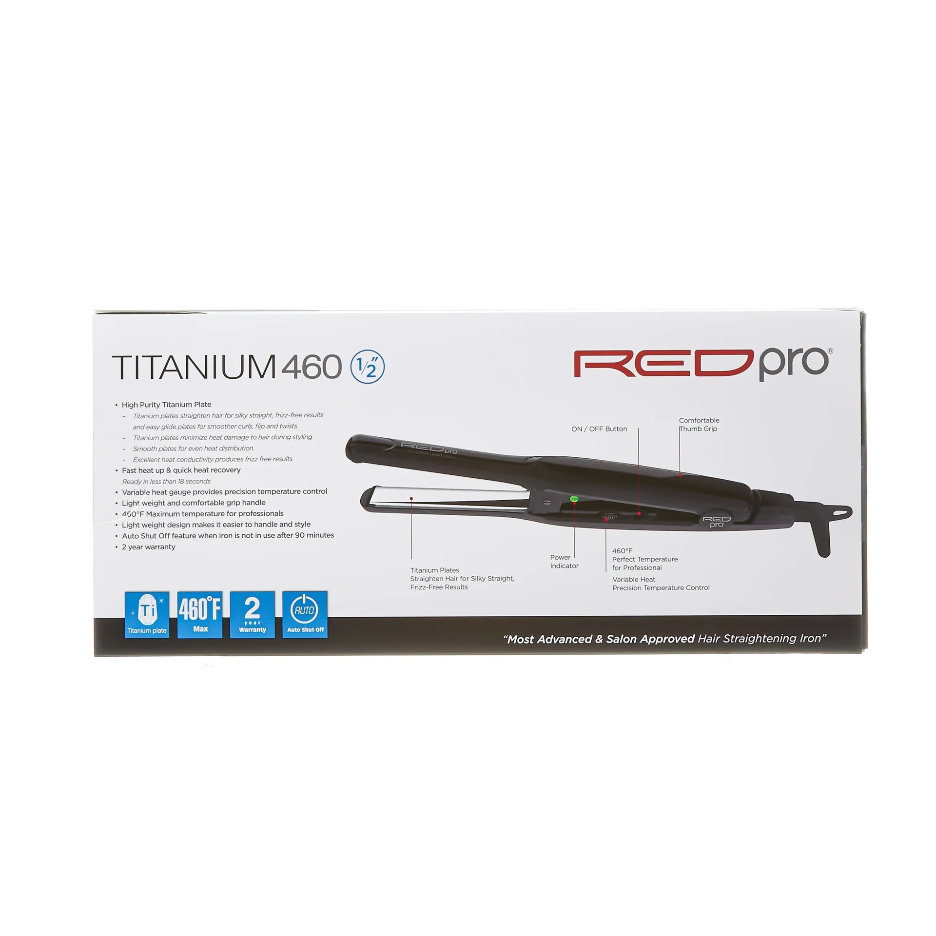RED by KISS Titanium Flat Iron Upgrade 0.5 - Image 5