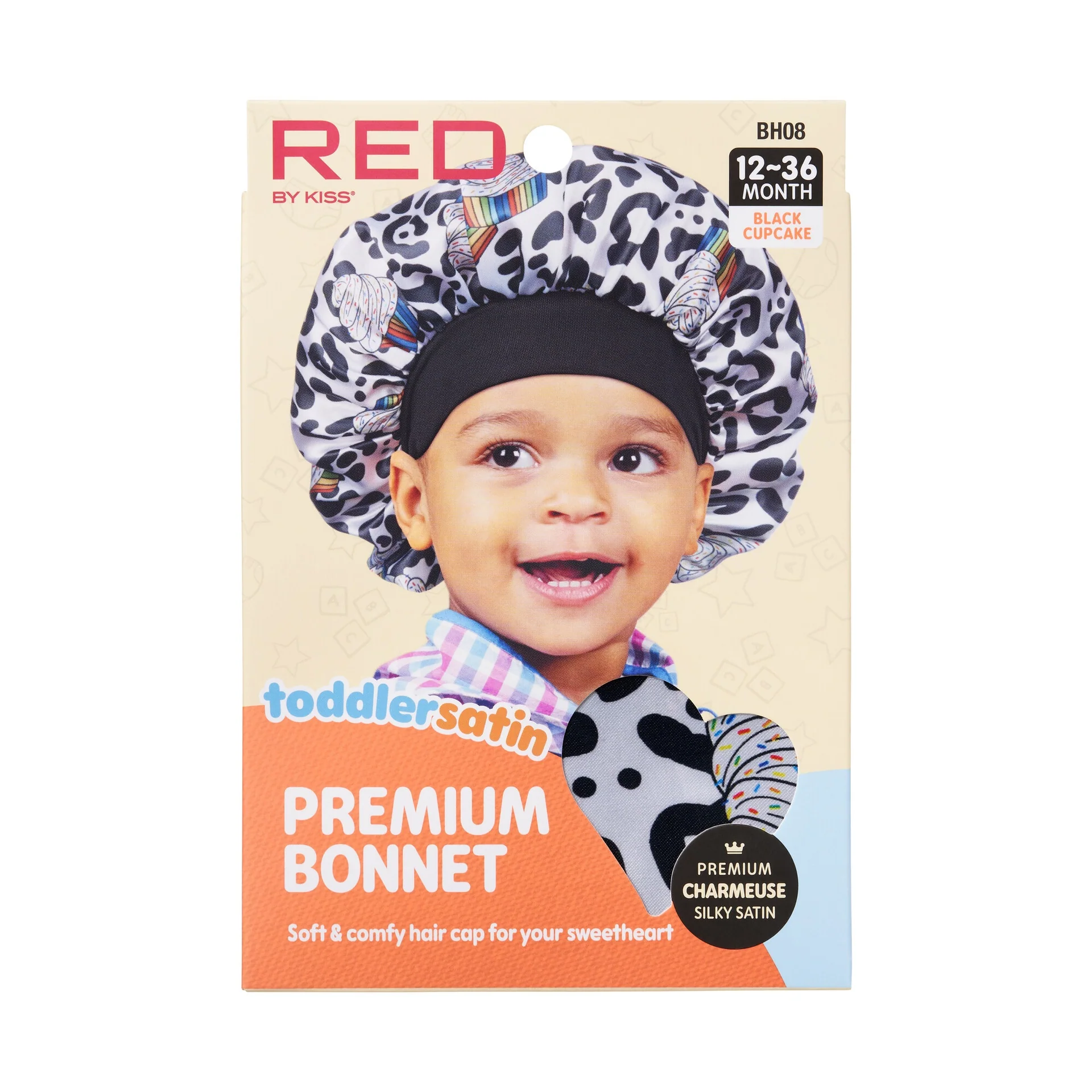 RED by KISS Toddler Satin Bonnet - Image 4