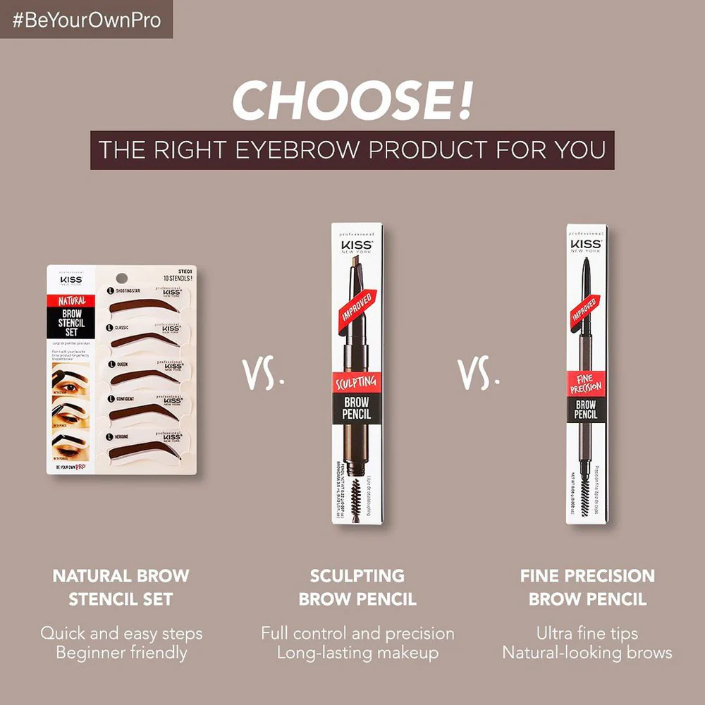 Kiss New York Top Brow Fine Precision Pencil - Image 33