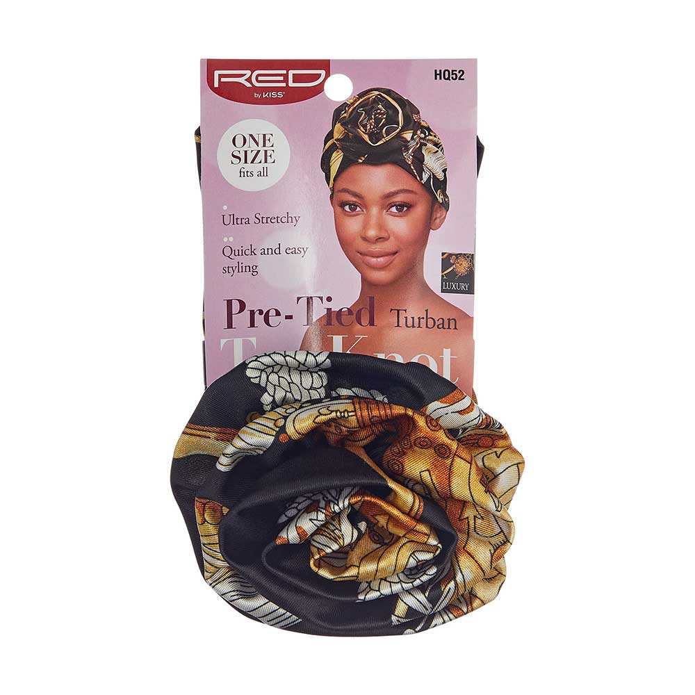 RED by KISS Top Knot Turban - Image 2