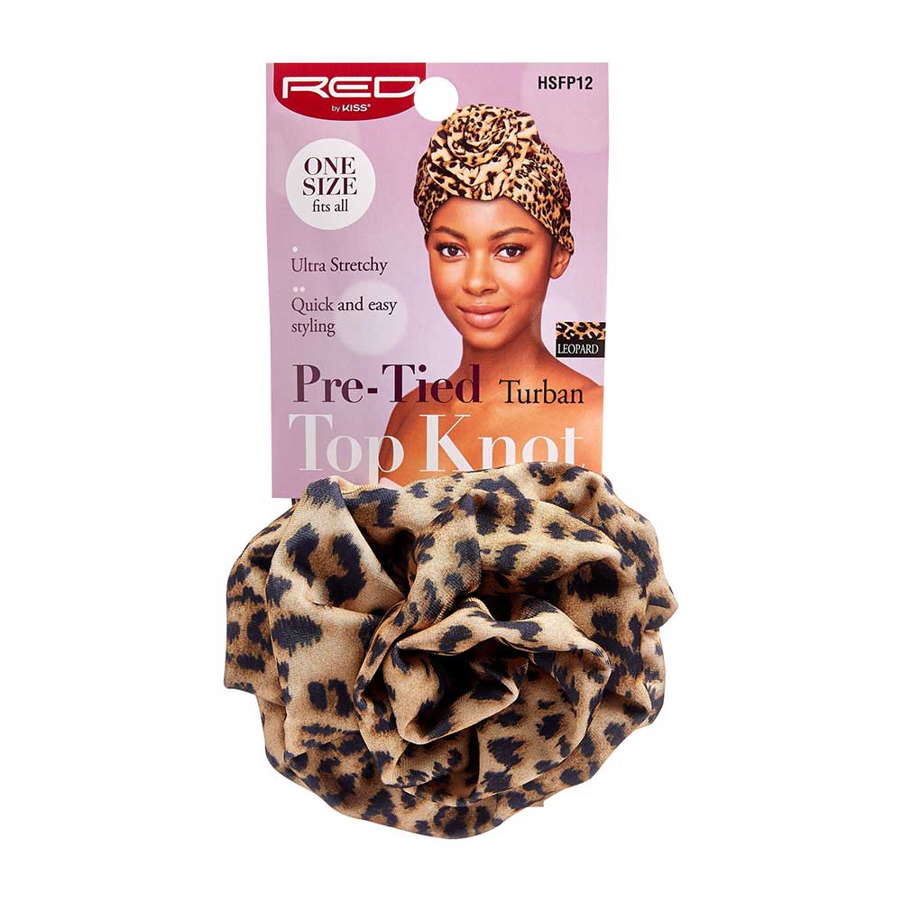 RED by KISS Top Knot Turban - Image 6