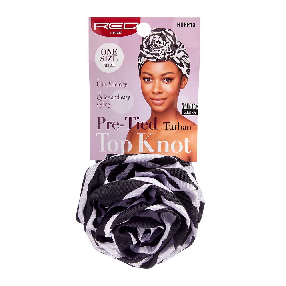 RED by KISS Top Knot Turban - Image 7