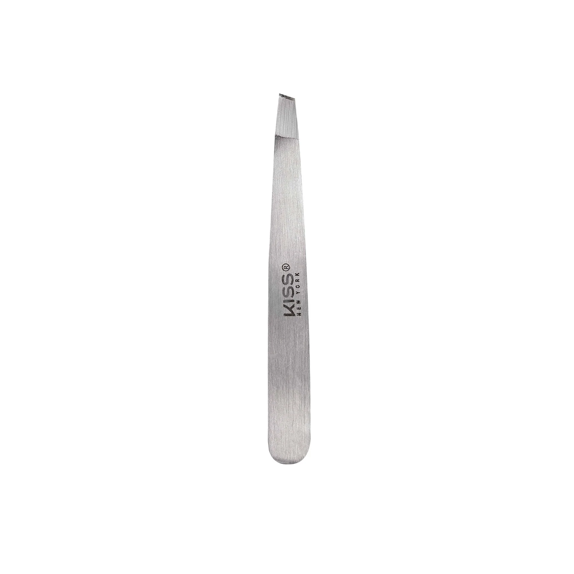 Kiss New York Travel Size Slant Tip Tweezer with Pouch - Image 2