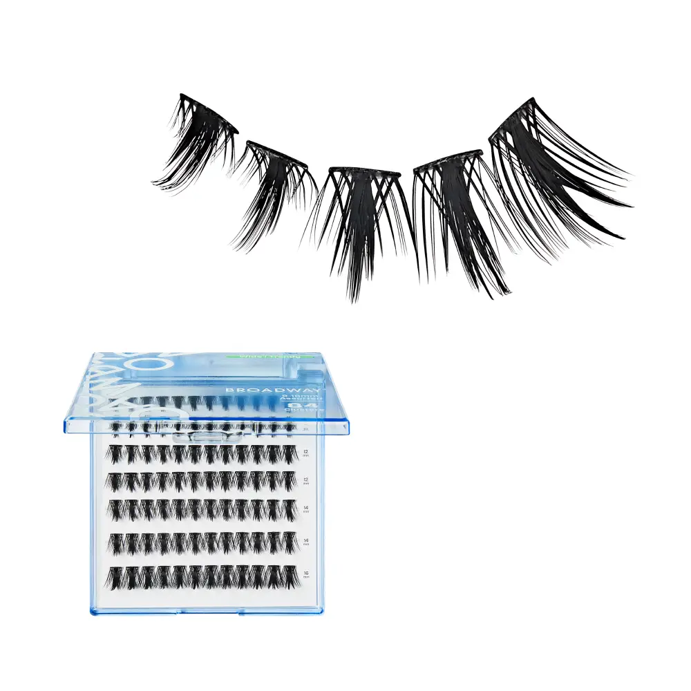 Broadway Trendy DIY Cluster Lashes - Manga-Inspired Wispy Lash Extensions (70-112pcs) - Image 22