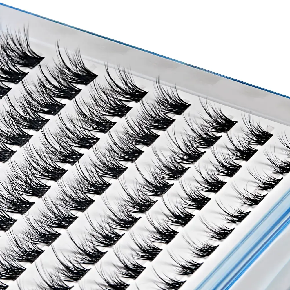 Broadway Trendy DIY Cluster Lashes - Manga-Inspired Wispy Lash Extensions (70-112pcs) - Image 23