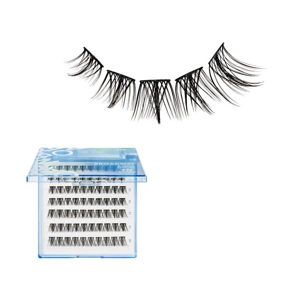 Broadway Trendy DIY Cluster Lashes - Manga-Inspired Wispy Lash Extensions (70-112pcs) - Image 8