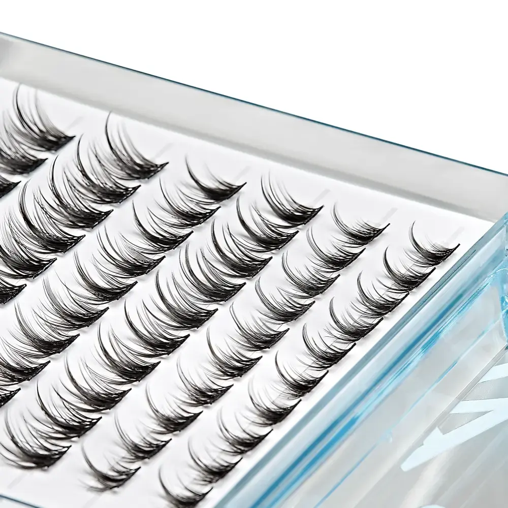 Broadway Trendy DIY Cluster Lashes - Manga-Inspired Wispy Lash Extensions (70-112pcs) - Image 9