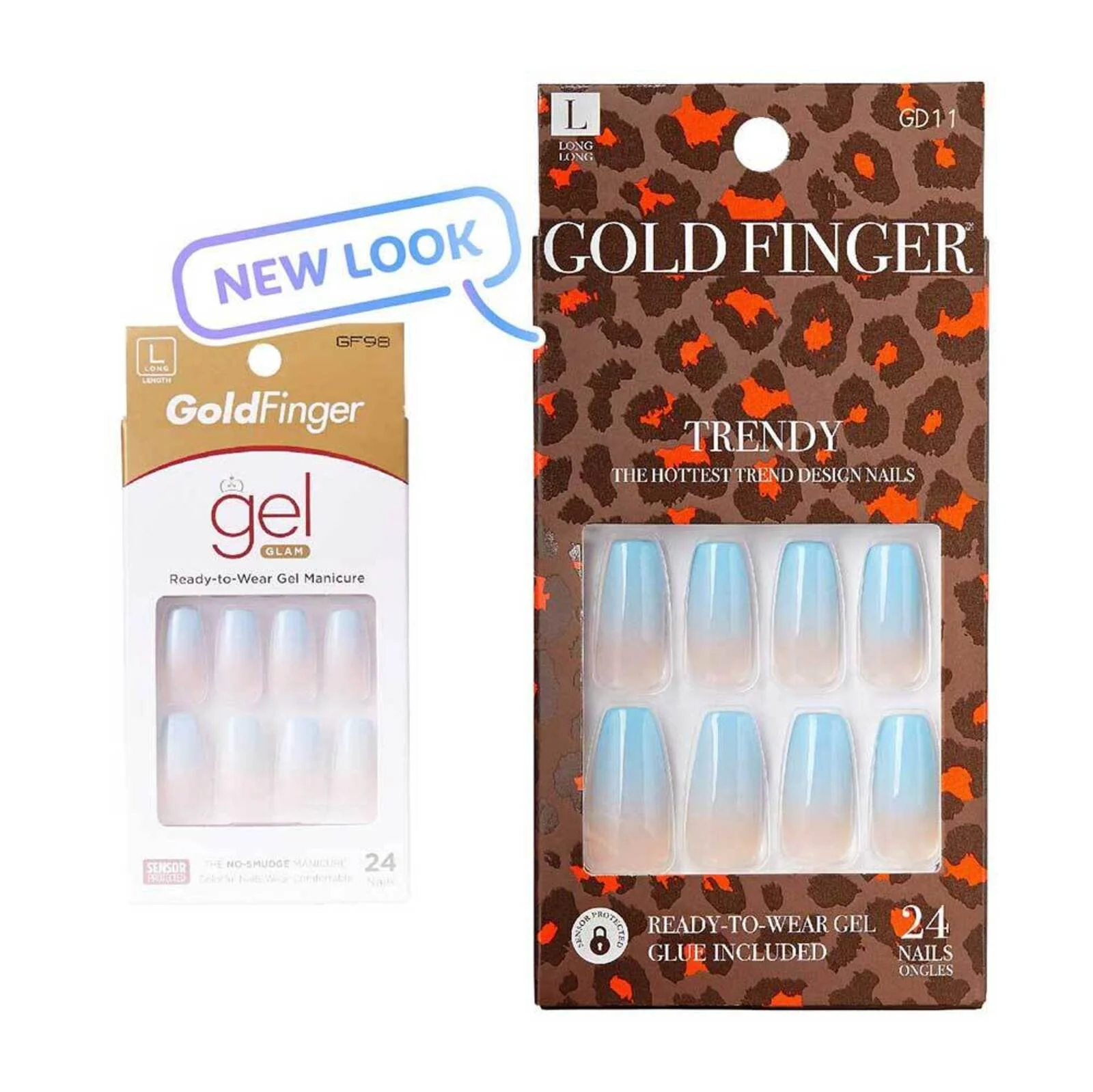 Gold Finger Trendy Nails - Image 2