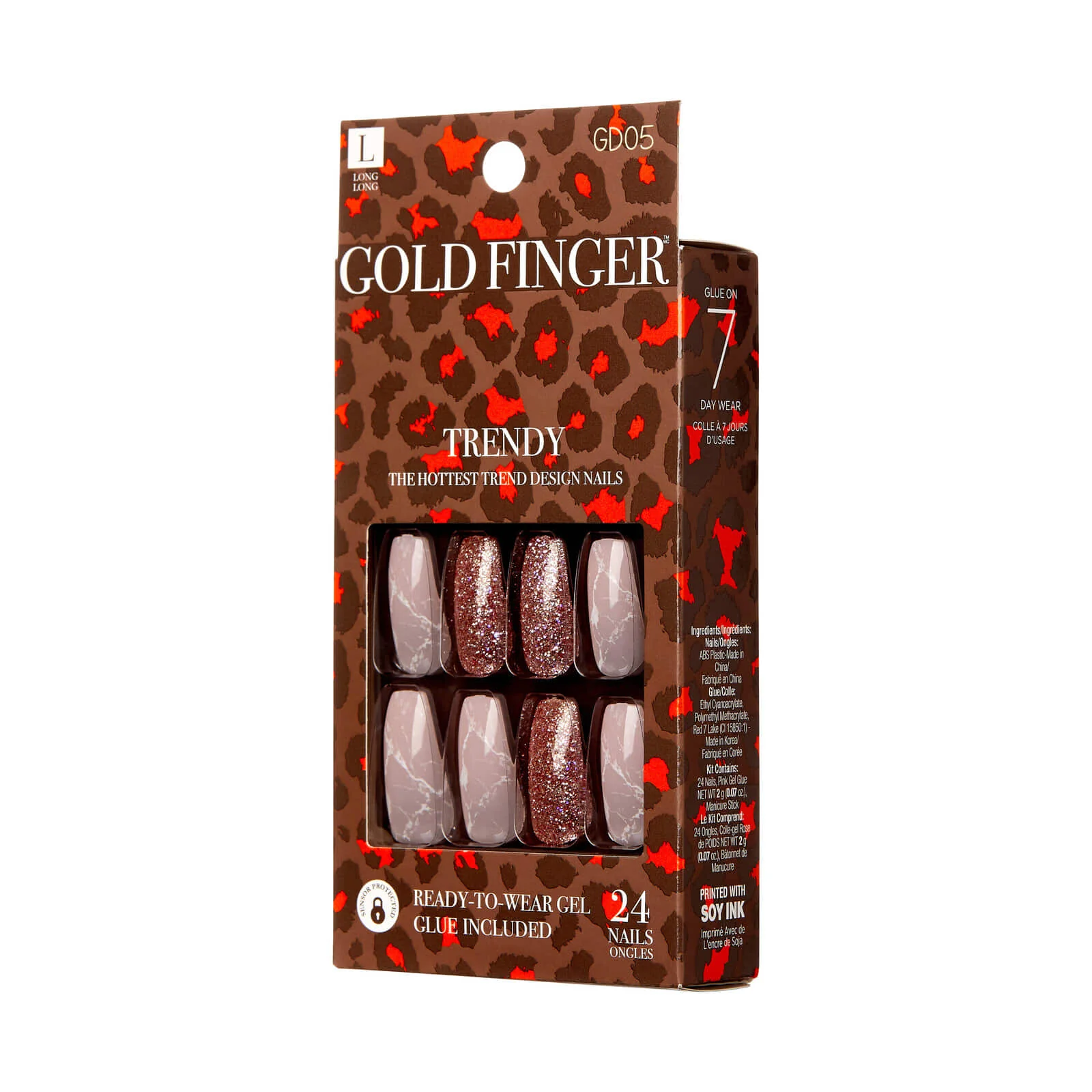 Gold Finger Trendy Nails - Image 5