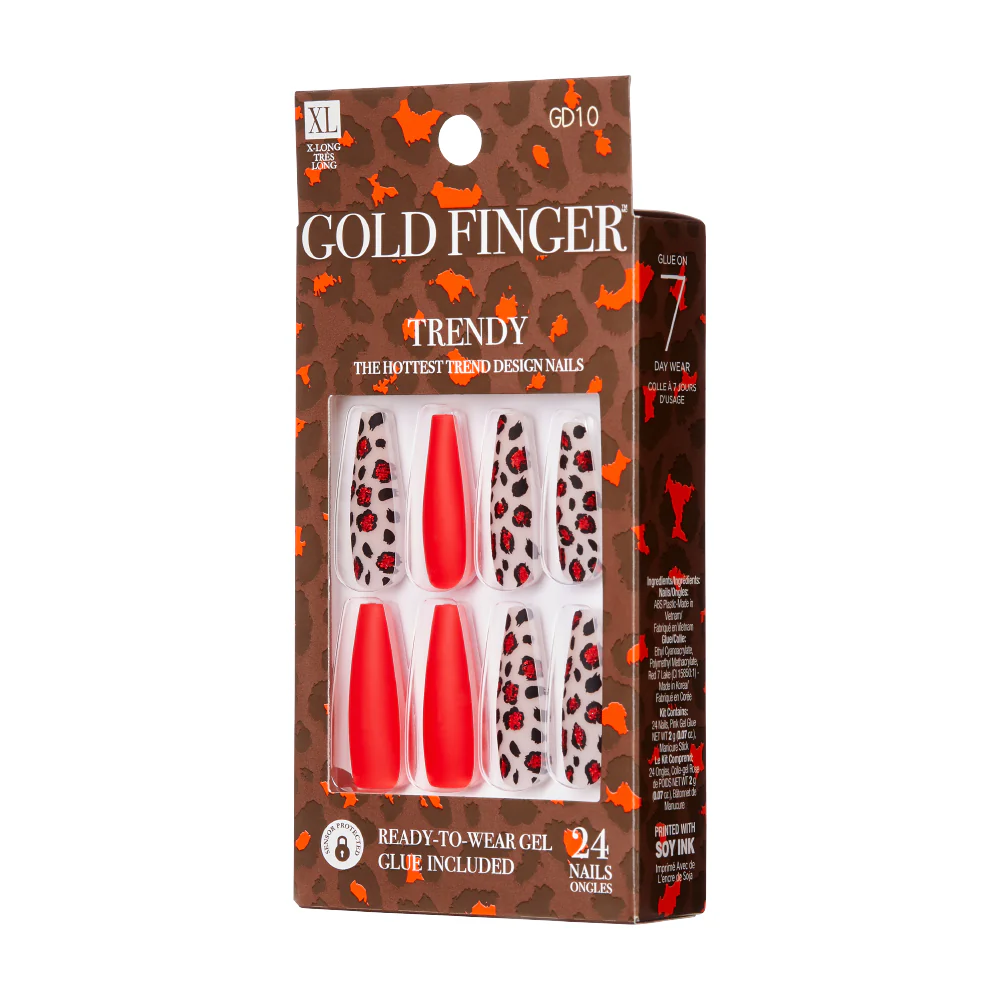 Gold Finger Trendy Nails - Image 5