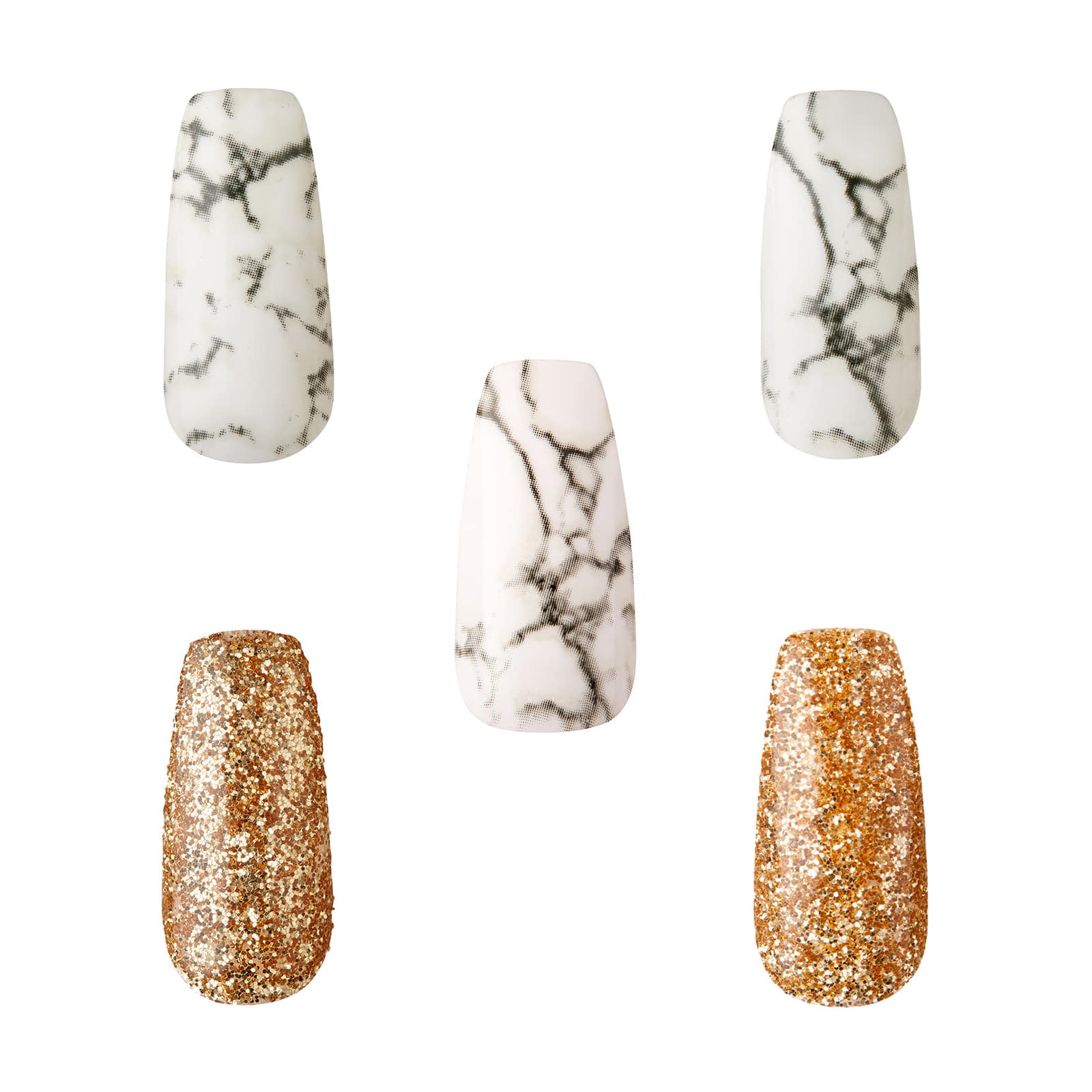 Gold Finger Trendy Nails - Image 4