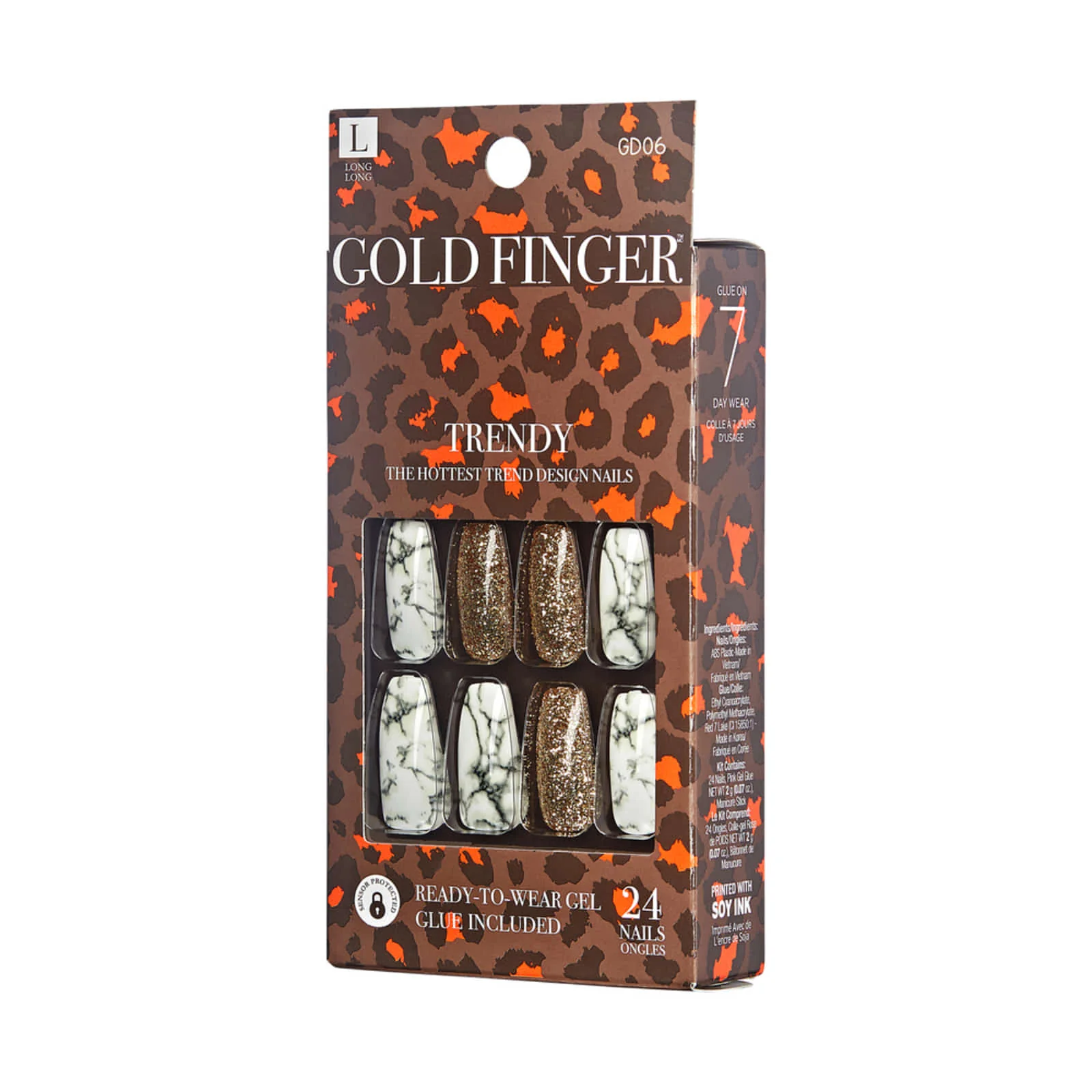 Gold Finger Trendy Nails - Image 5