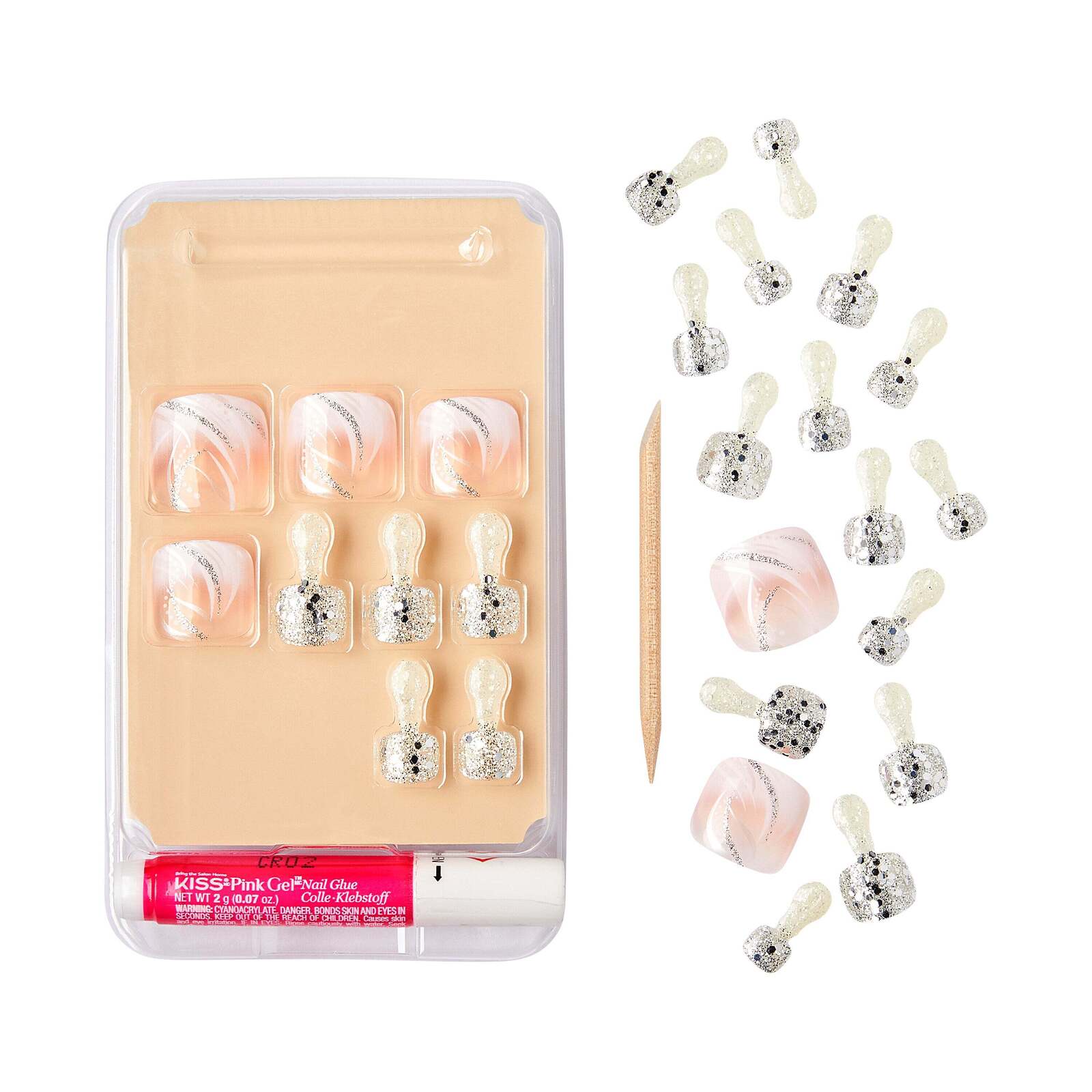 Gold Finger Trendy Toenails - Image 2