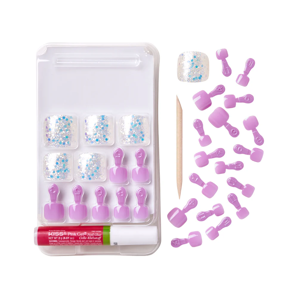 Gold Finger Trendy Toenails - Smile Check - Image 4