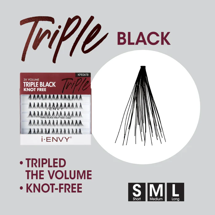 I-ENVY Triple Black Knot Free Individual Lash (70pcs) - Image 6