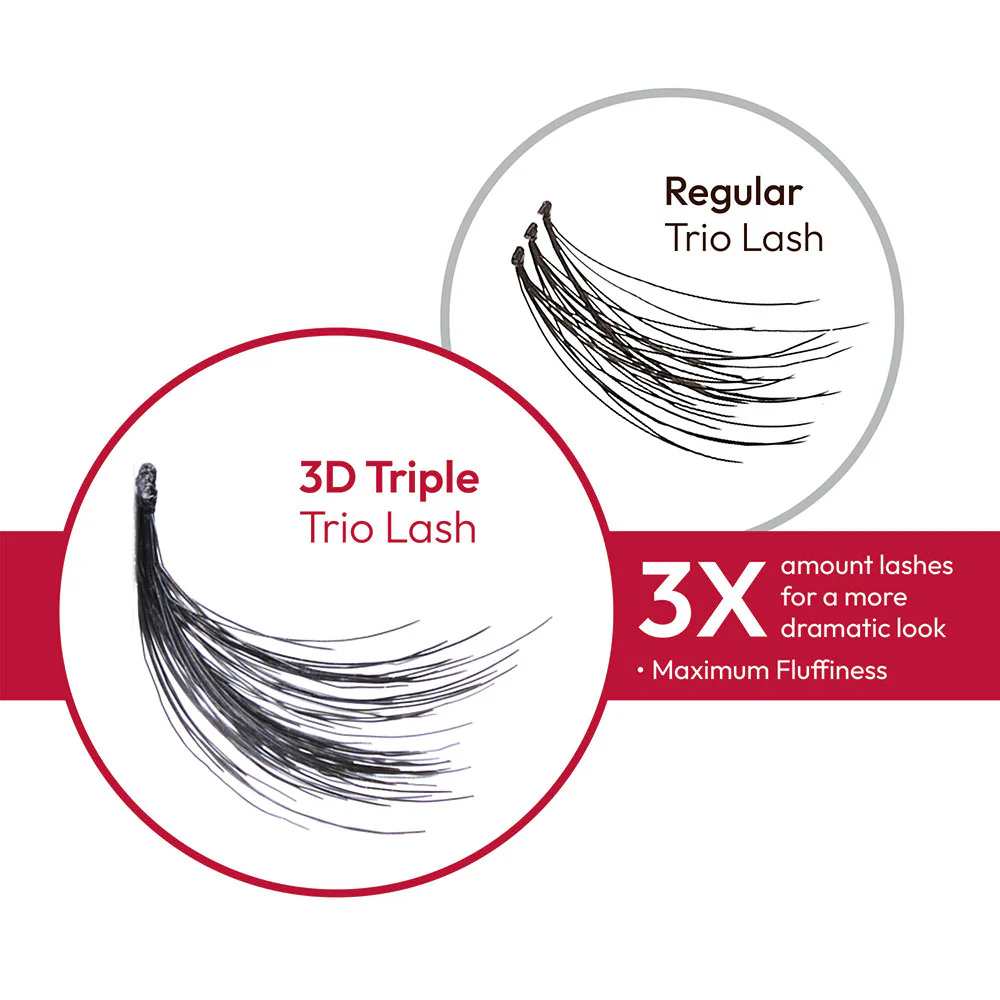 I-ENVY Triple Black Trio Lashes - 3D Trios - Image 12