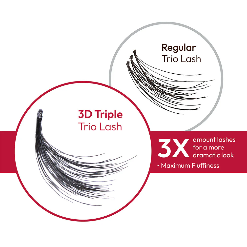 I-ENVY Triple Black Trio Lashes - 3D Trios - Image 5
