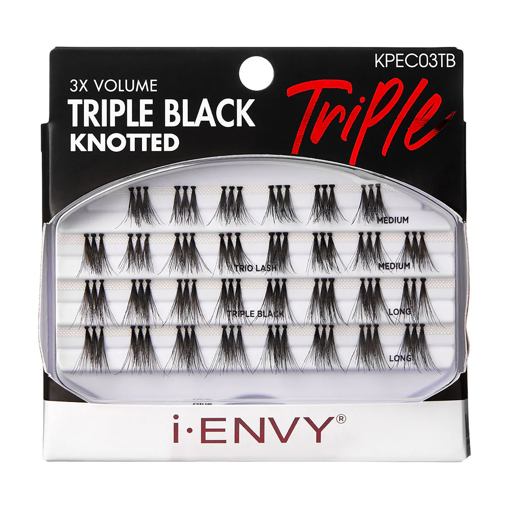 I-ENVY Triple Black Trio Lashes - Regular Trios - Image 9