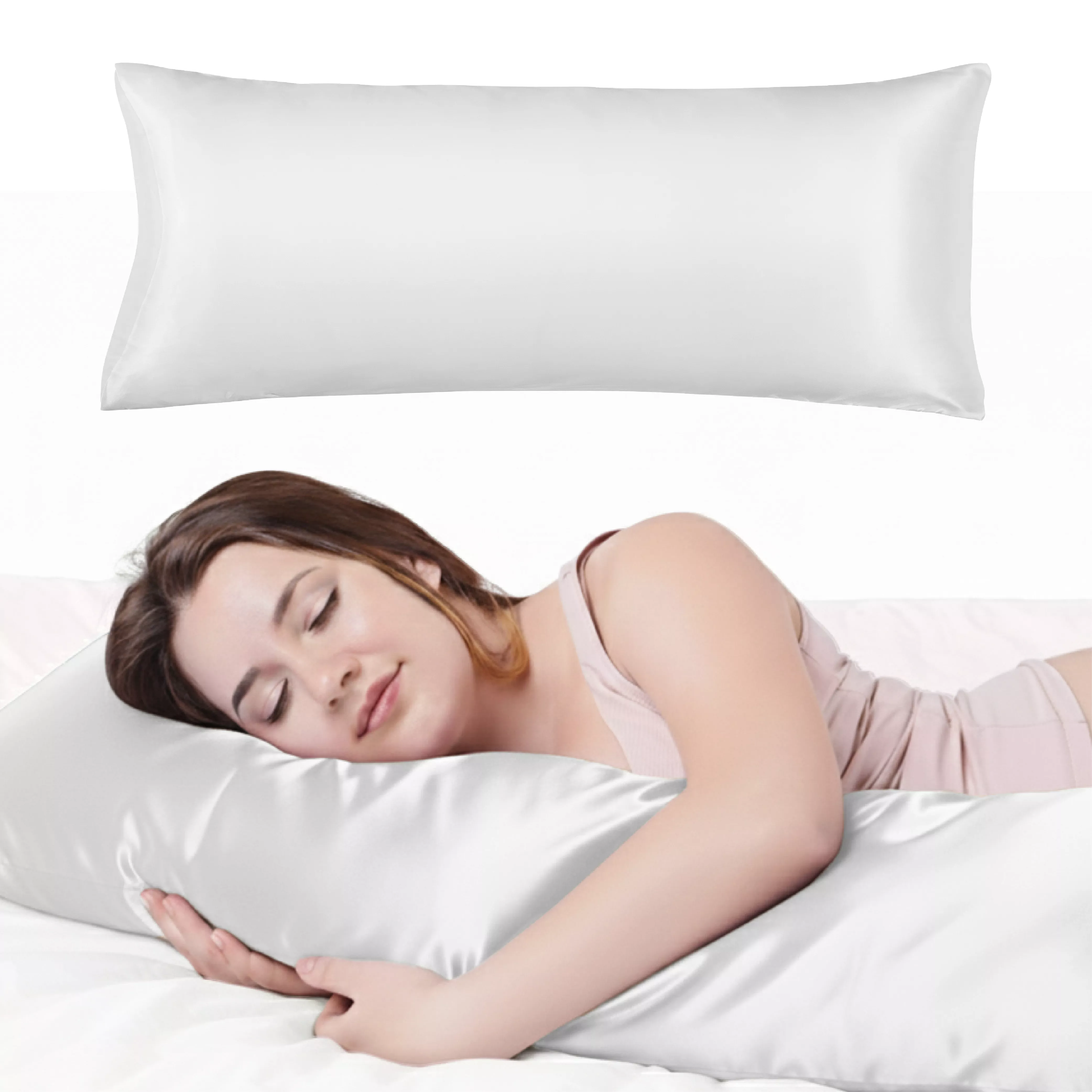 MAVIE Ultimate Beauty Sleep Set – Silky Soft Satin Body & Standard Pillowcase Bundle