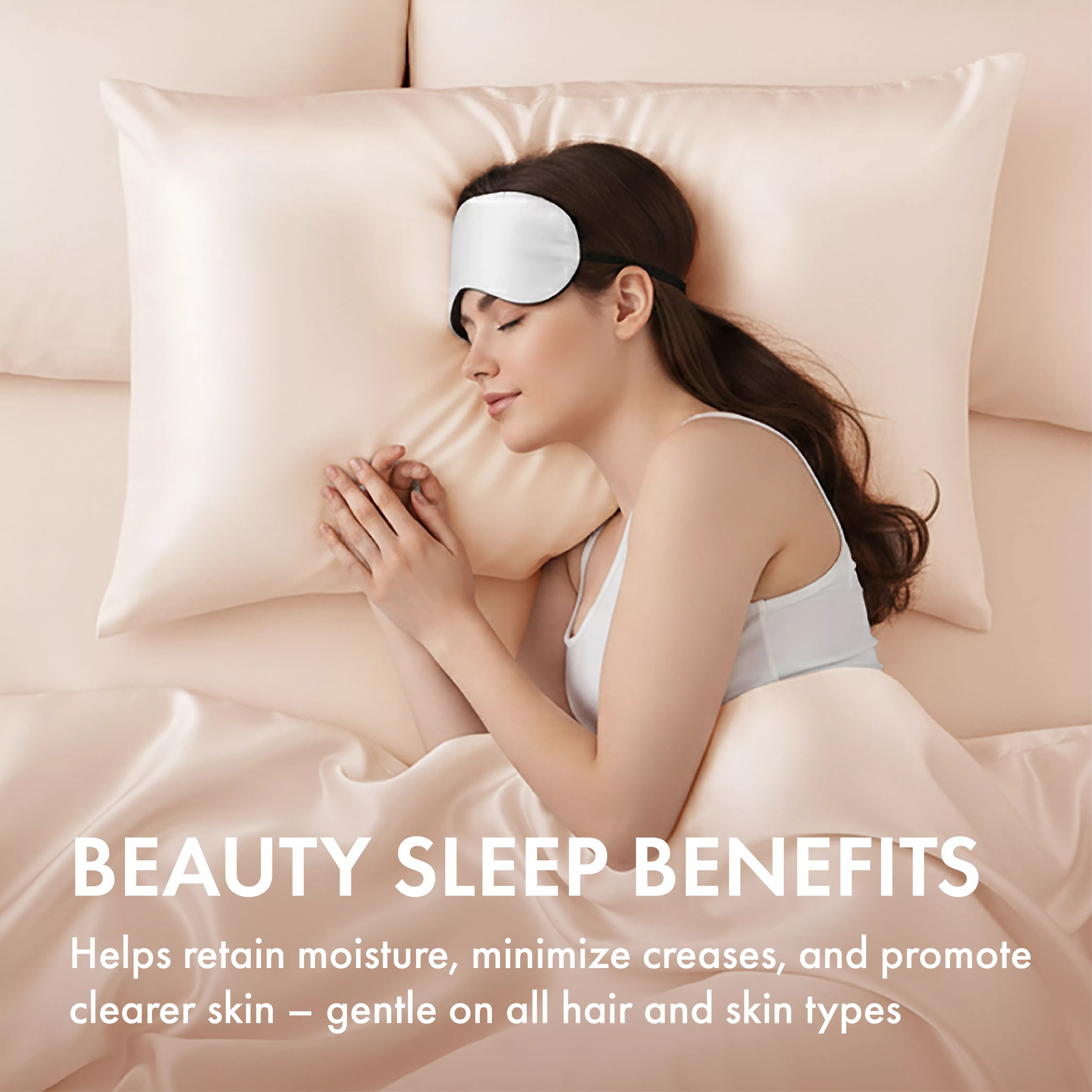 MAVIE Ultimate Beauty Sleep Set – Silky Soft Satin Body & Standard Pillowcase Bundle - Image 11