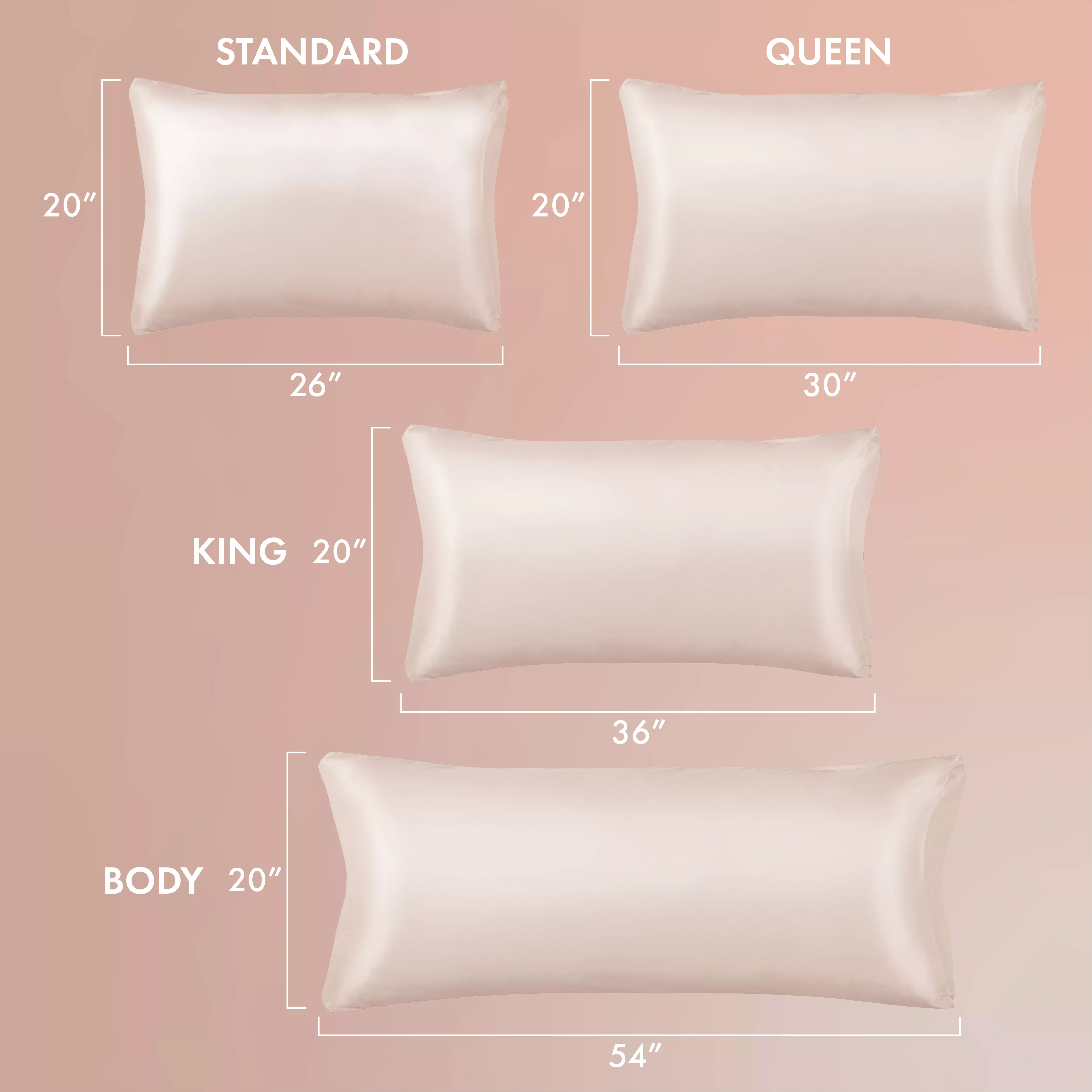 MAVIE Ultimate Beauty Sleep Set – Silky Soft Satin Body & Standard Pillowcase Bundle - Image 12