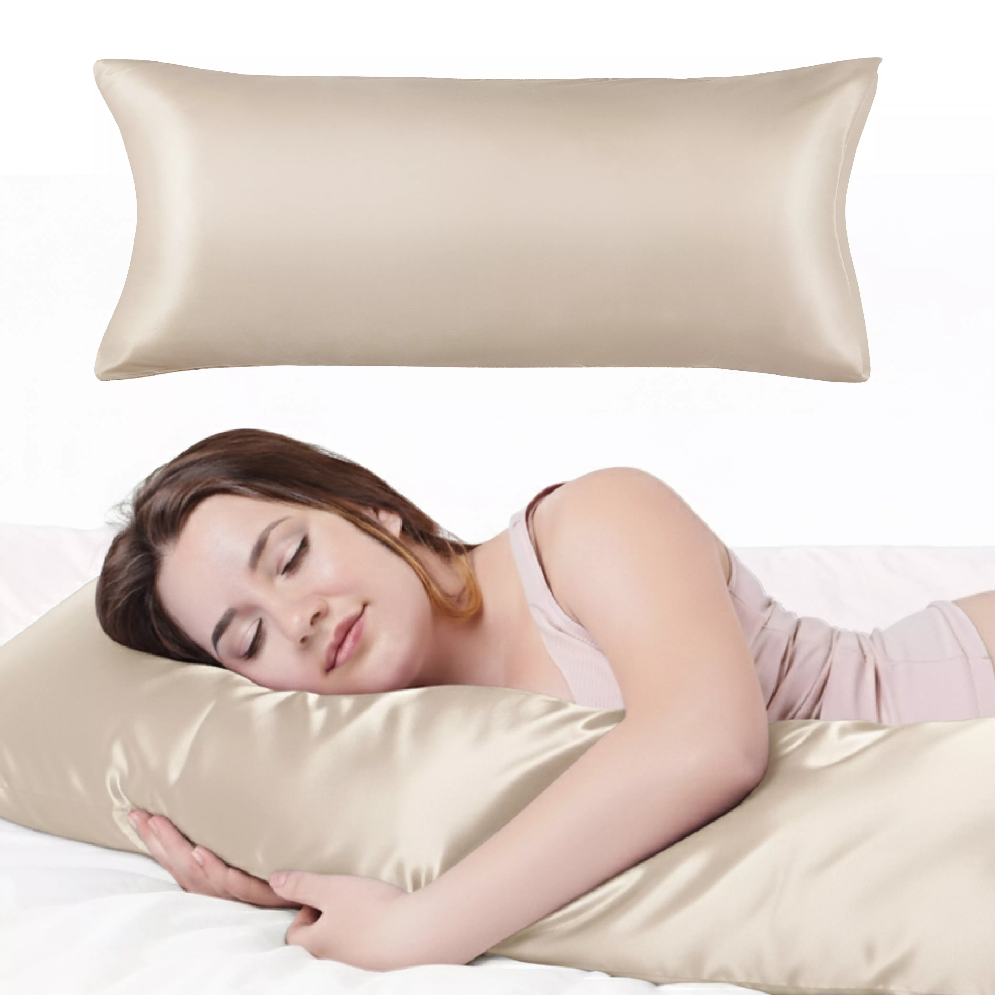 MAVIE Ultimate Beauty Sleep Set – Silky Soft Satin Body & Standard Pillowcase Bundle - Image 16