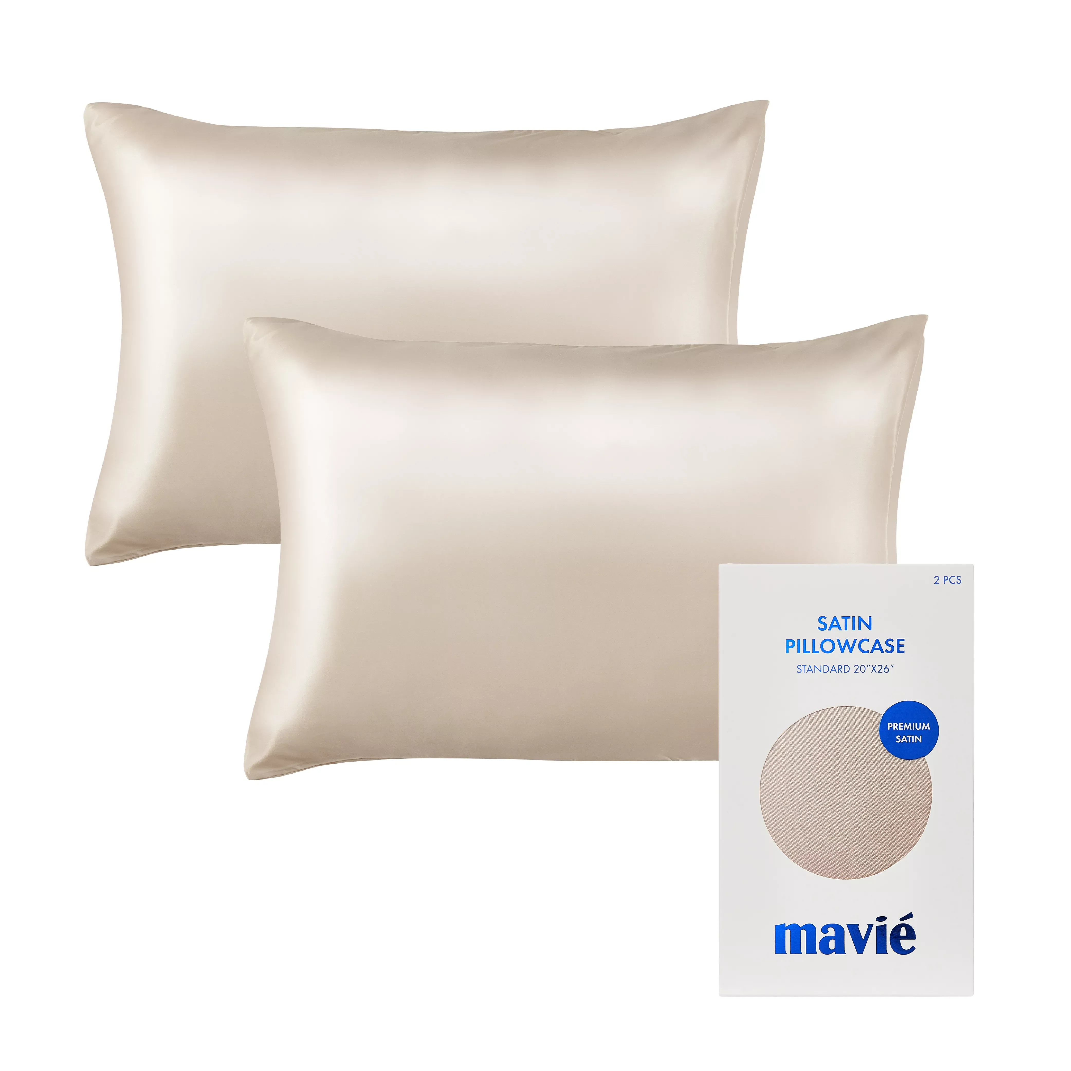 MAVIE Ultimate Beauty Sleep Set – Silky Soft Satin Body & Standard Pillowcase Bundle - Image 23