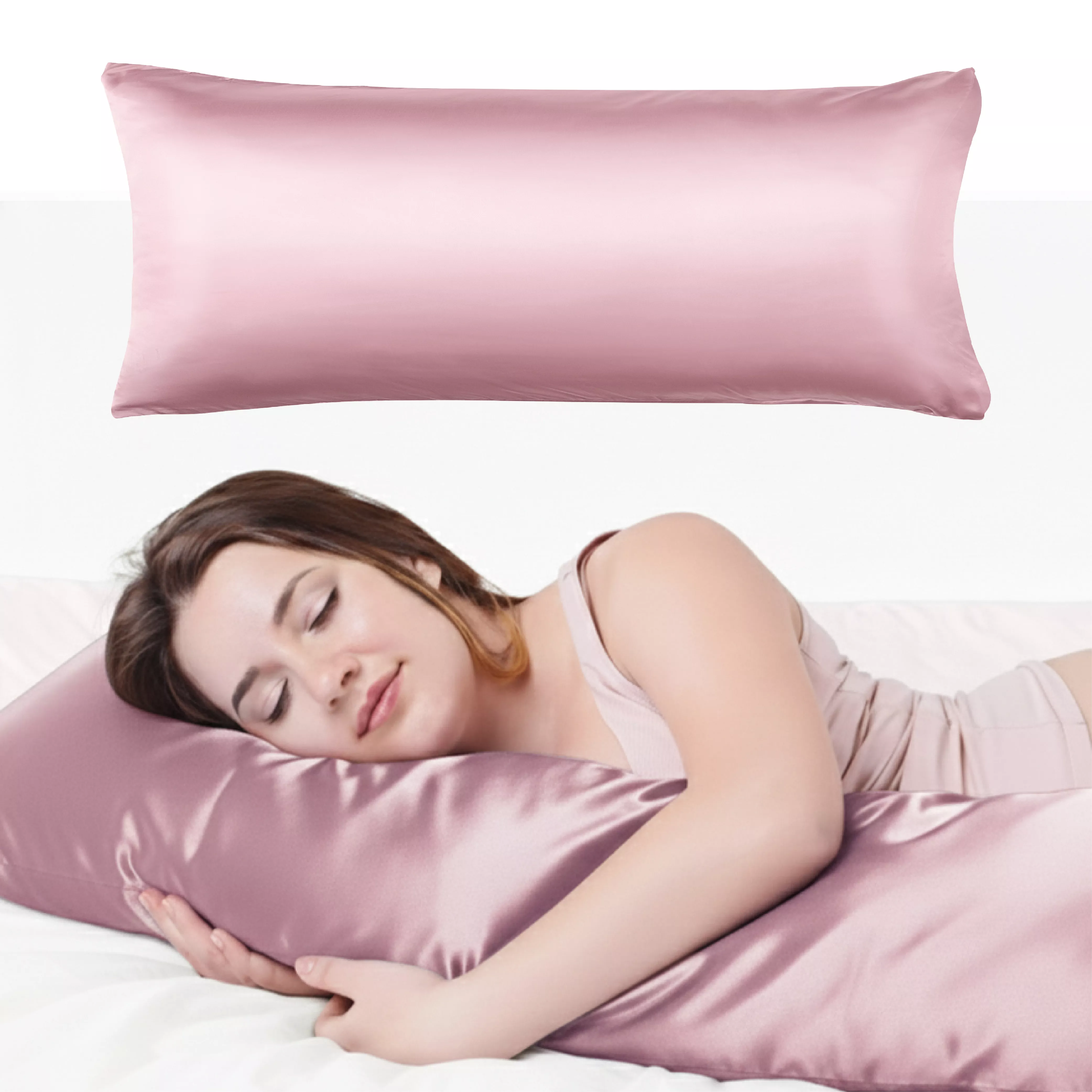 MAVIE Ultimate Beauty Sleep Set – Silky Soft Satin Body & Standard Pillowcase Bundle - Image 24