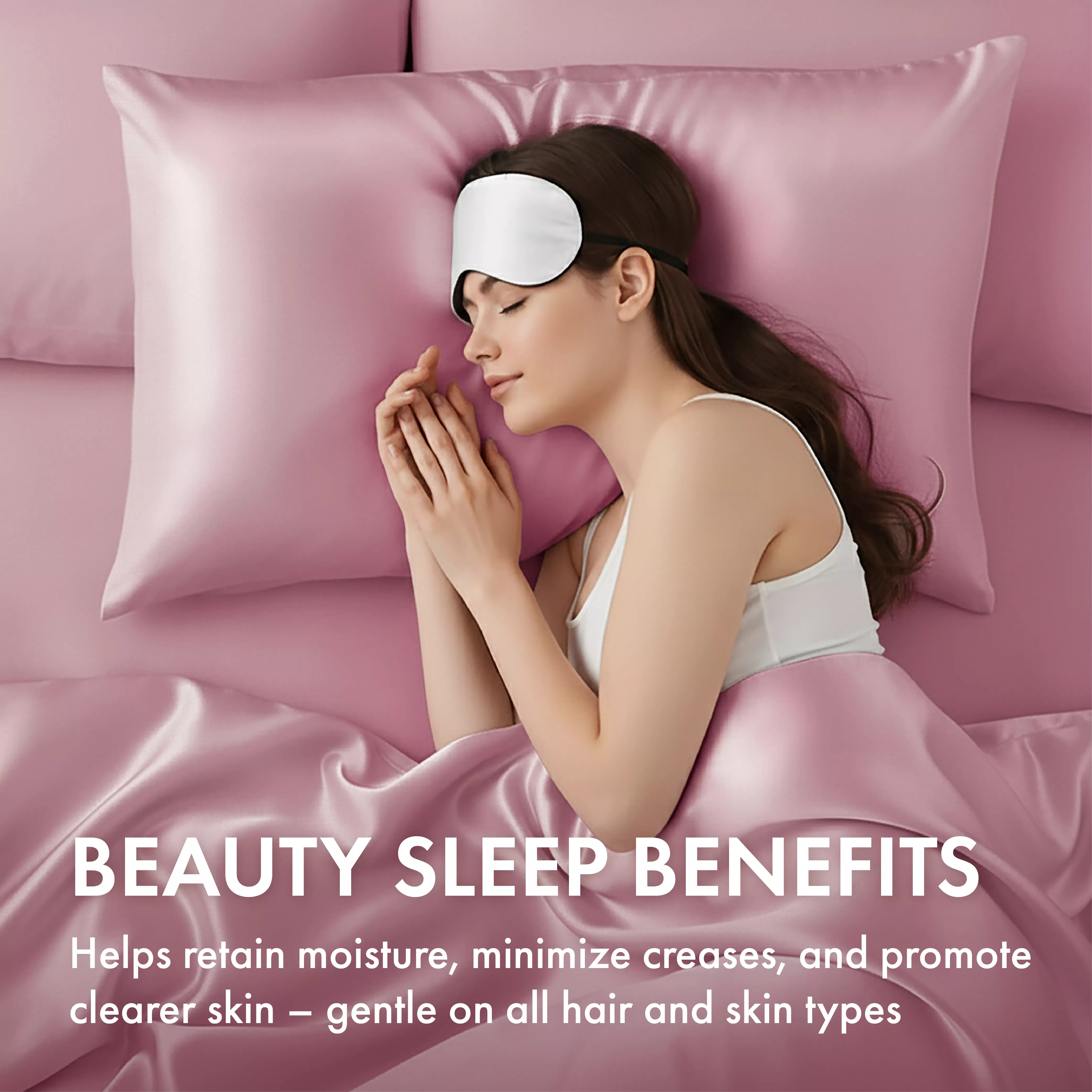 MAVIE Ultimate Beauty Sleep Set – Silky Soft Satin Body & Standard Pillowcase Bundle - Image 27